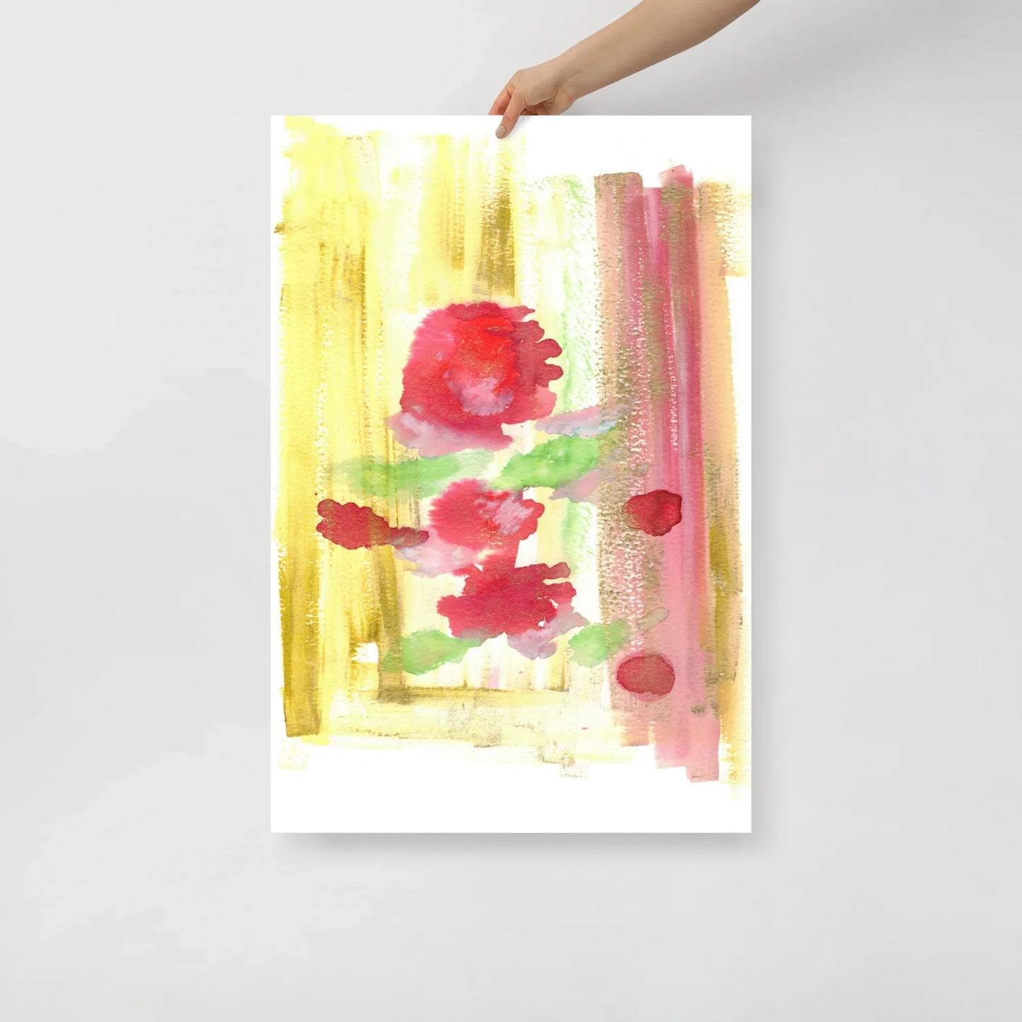 Affiche Aquarelle Abstraite RDJ 47 - Laure Leprince - Artiste Peintre