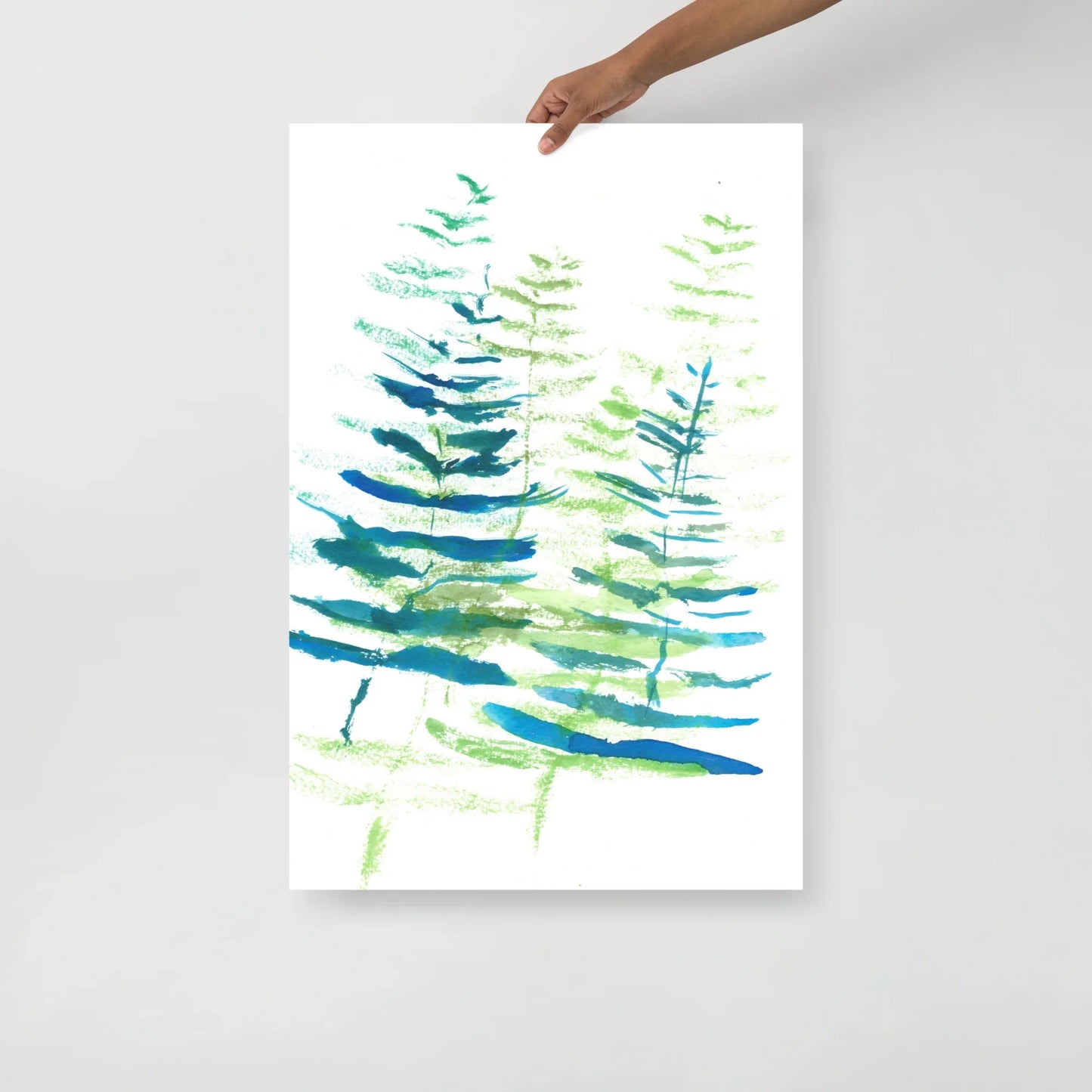 Affiche Aquarelle Abstraite RDJ 50 - Laure Leprince - Artiste Peintre