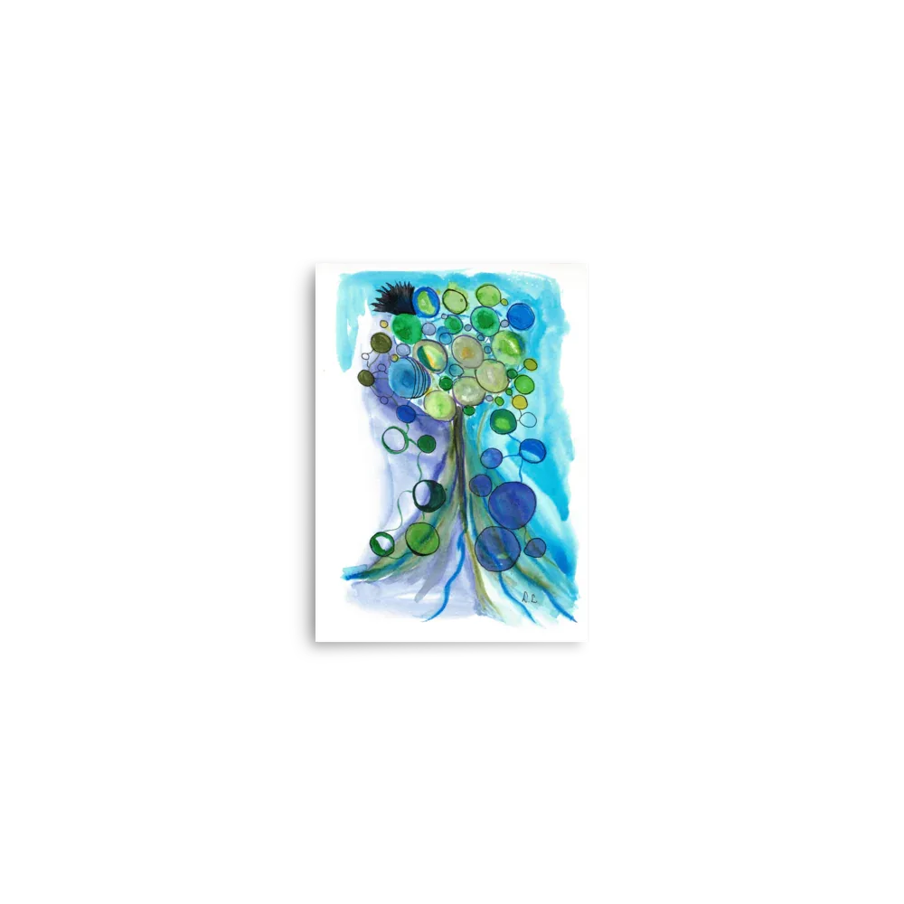 Affiche Aquarelle ecosphères - Laure Leprince - Artiste Peintre