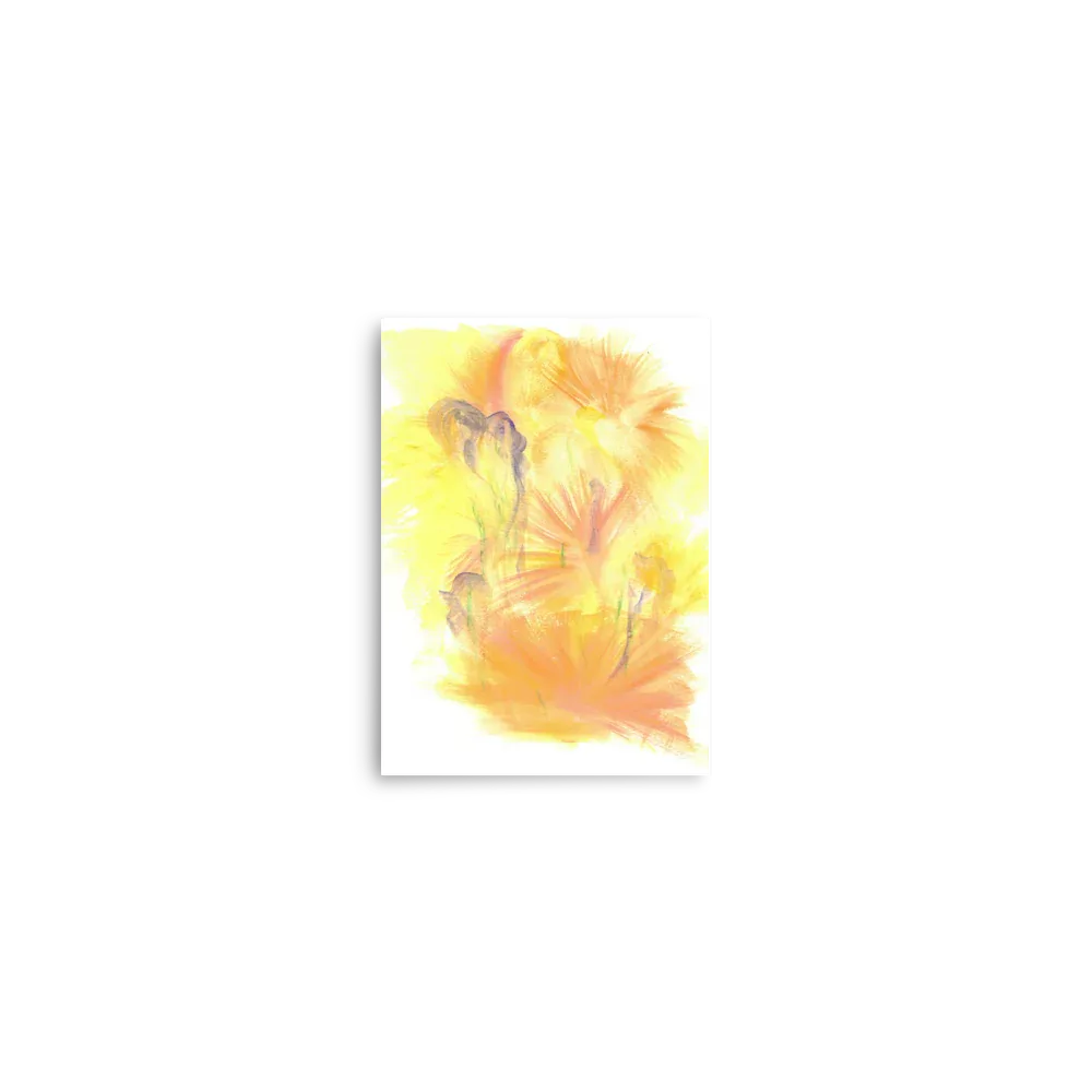 Poster Aquarelle Abstraite RDJ 1 - Laure Leprince - Artiste Peintre