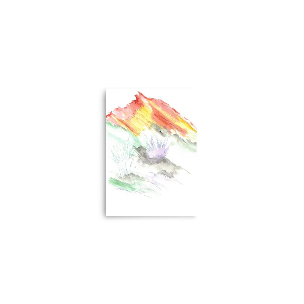 Affiche Aquarelle Abstraite RDJ 3 - Laure Leprince - Artiste Peintre