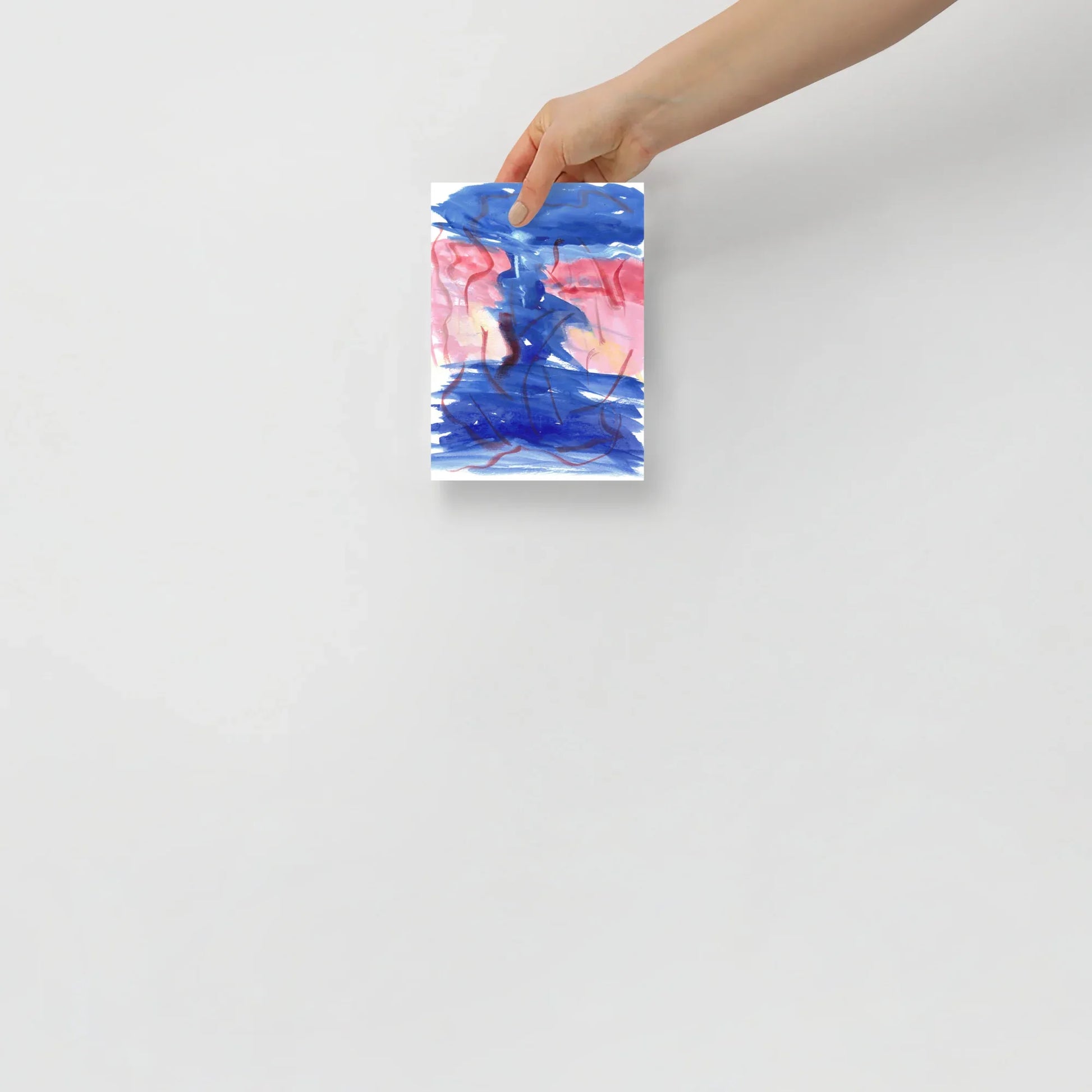 Affiche Aquarelle Abstraire RDJ 5 - Laure Leprince - Artiste Peintre