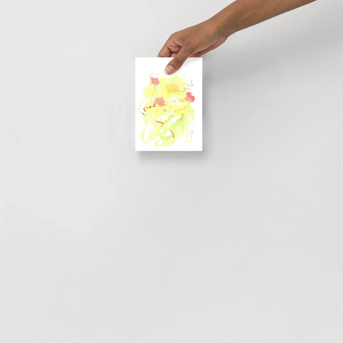 Affiche Aquarelle Abstraite RDJ 12 - Laure Leprince - Artiste Peintre