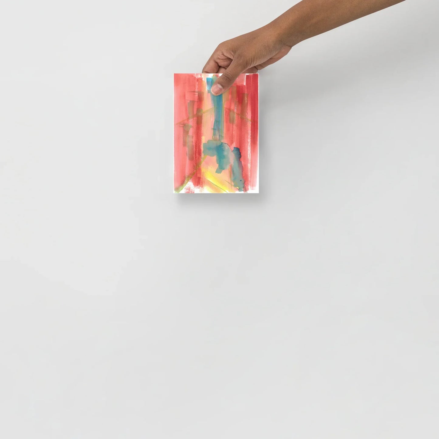 Poster Aquarelle Abstraire RDJ 17 - Laure Leprince - Artiste Peintre