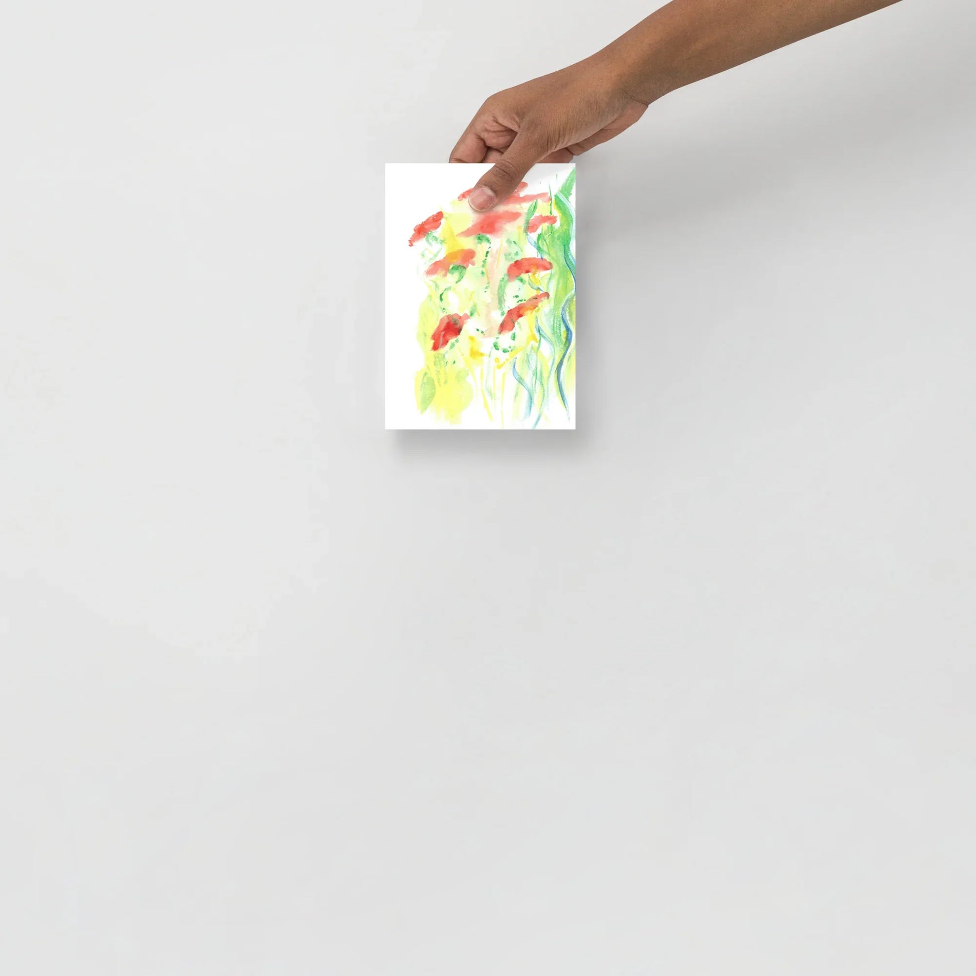 Affiche Aquarelle Abstraite RDJ 18 - Laure Leprince - Artiste Peintre