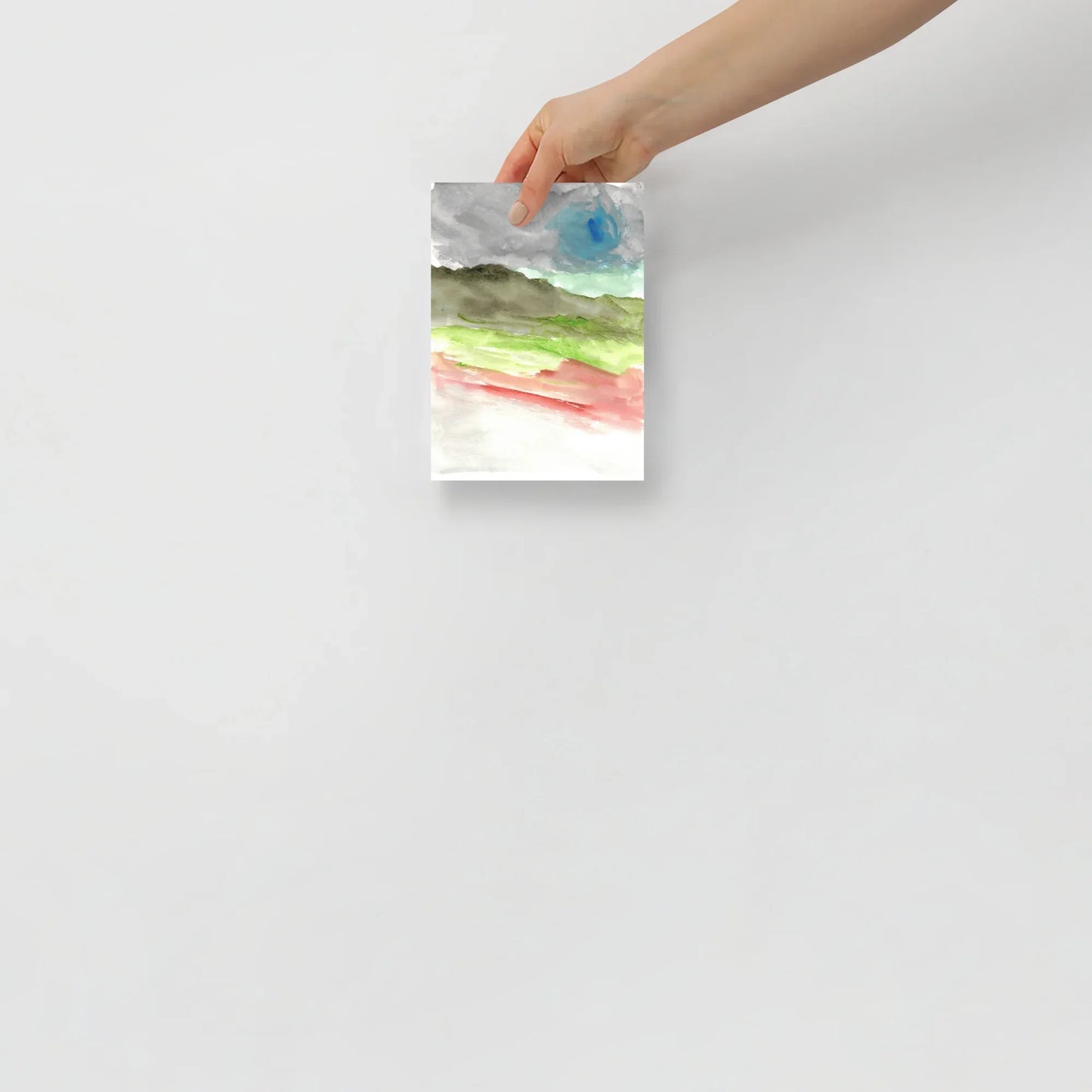 Affiche Aquarelle Abstraite RDJ 19 - Laure Leprince - Artiste Peintre