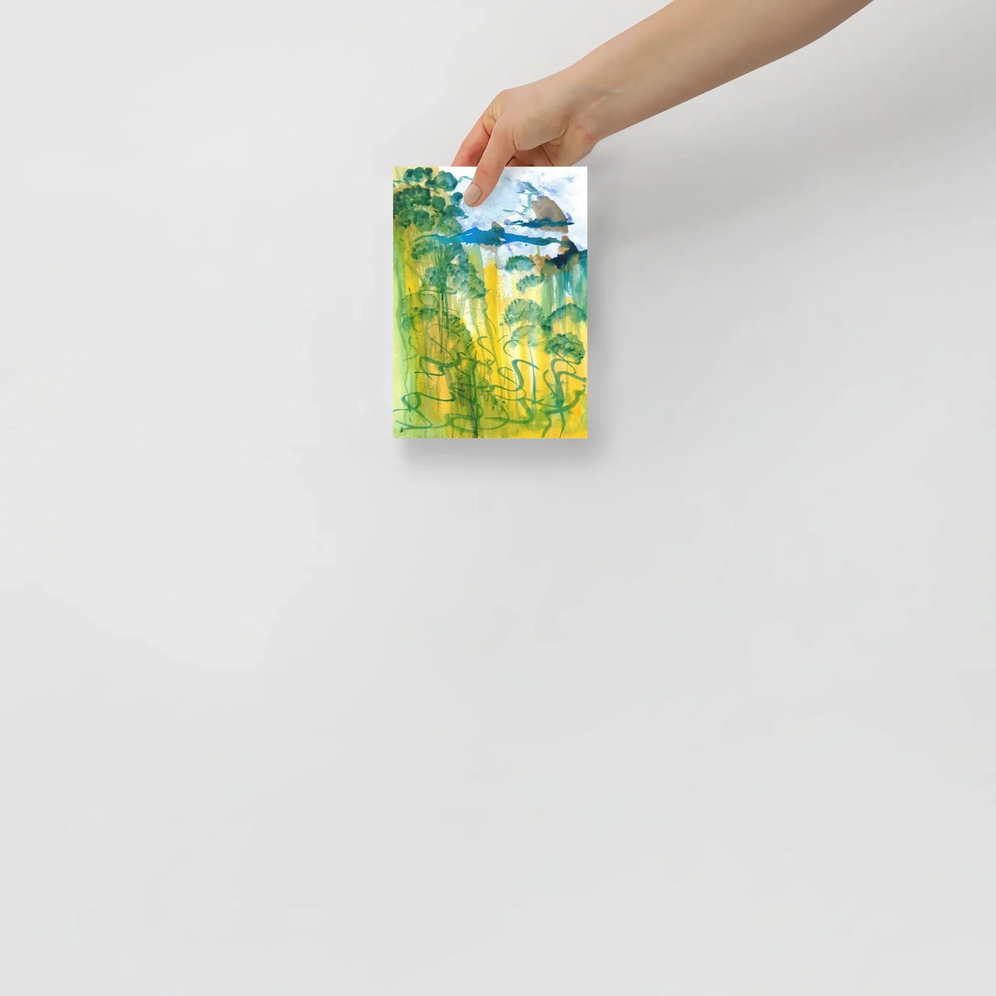 Affiche Aquarelle Abstraite RDJ 24 - Laure Leprince - Artiste Peintre