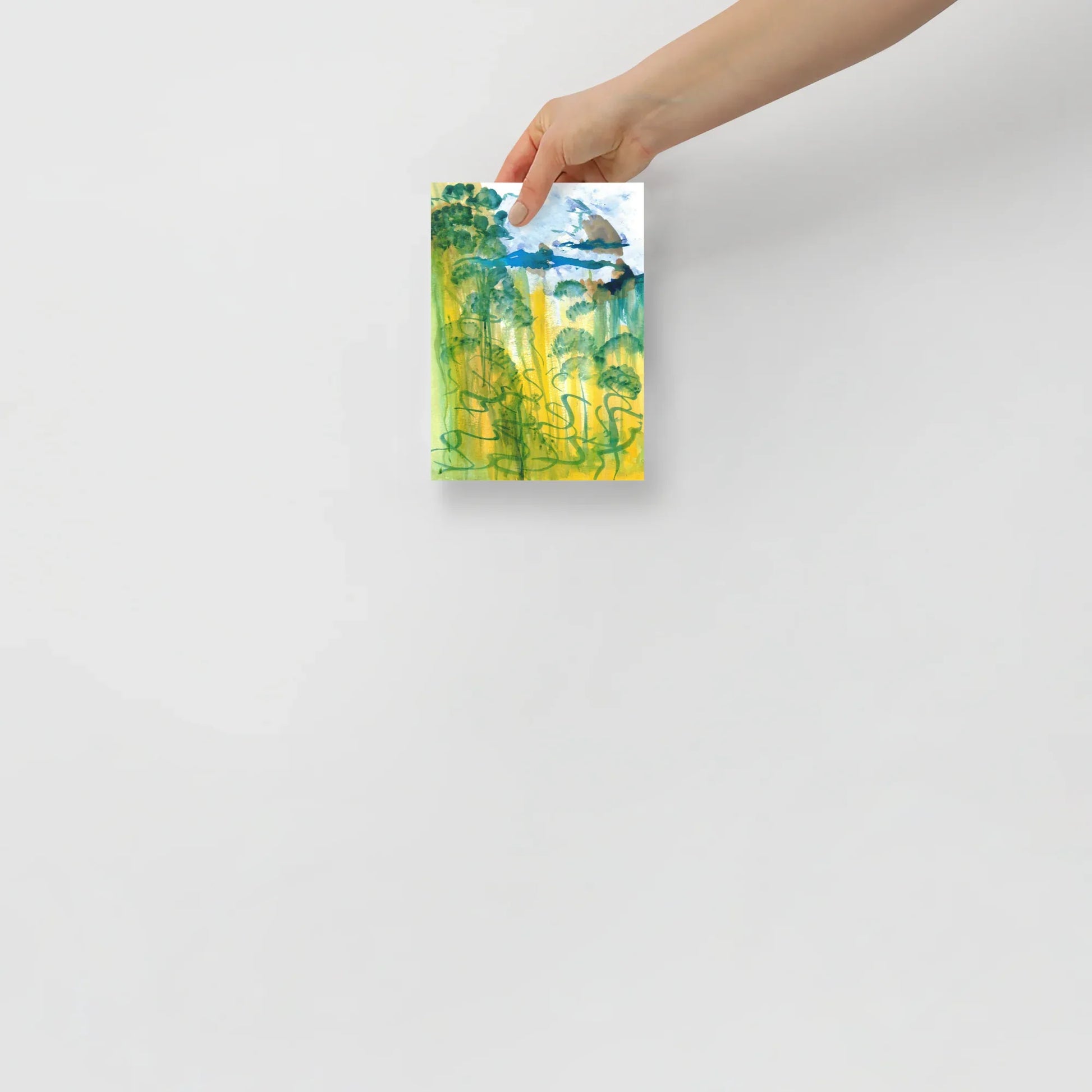 Affiche Aquarelle Abstraite RDJ 24 - Laure Leprince - Artiste Peintre