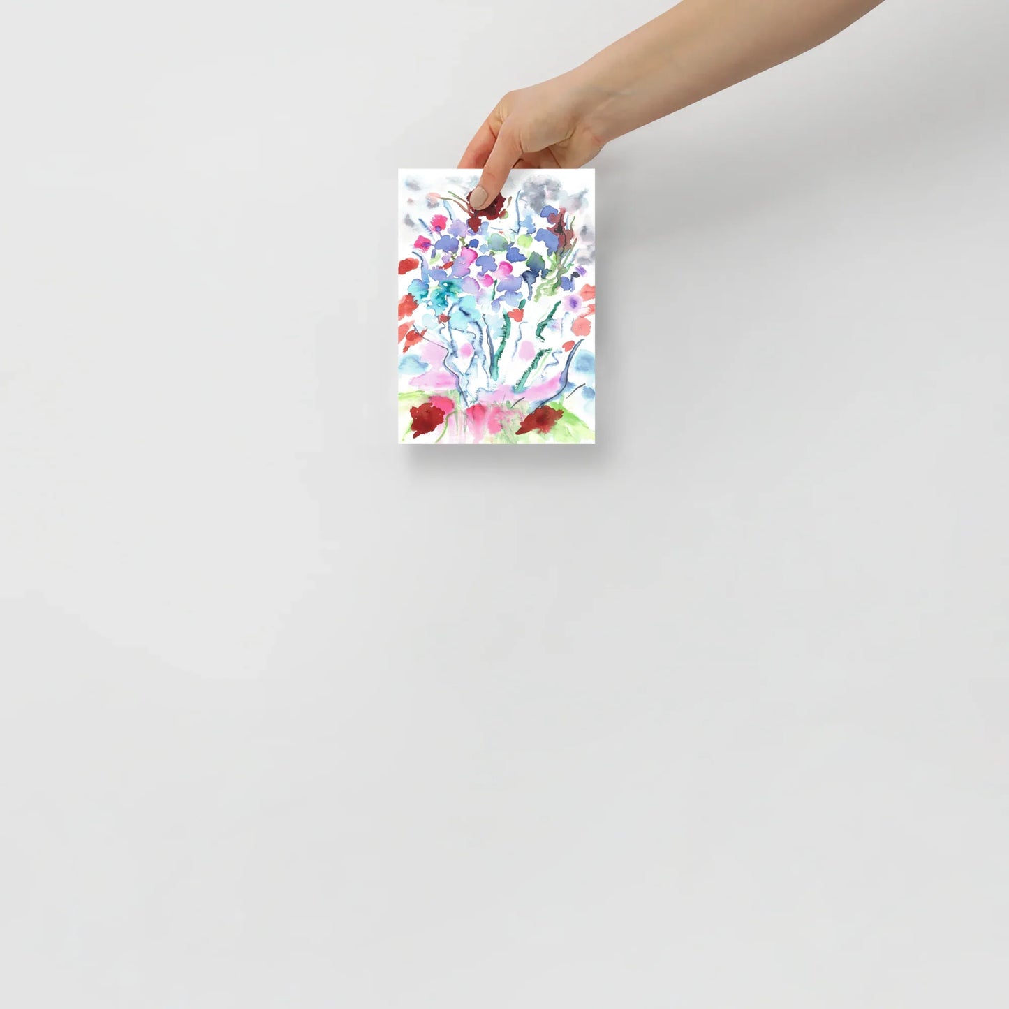 Affiche Aquarelle Abstraite RDJ 26 - Laure Leprince - Artiste Peintre