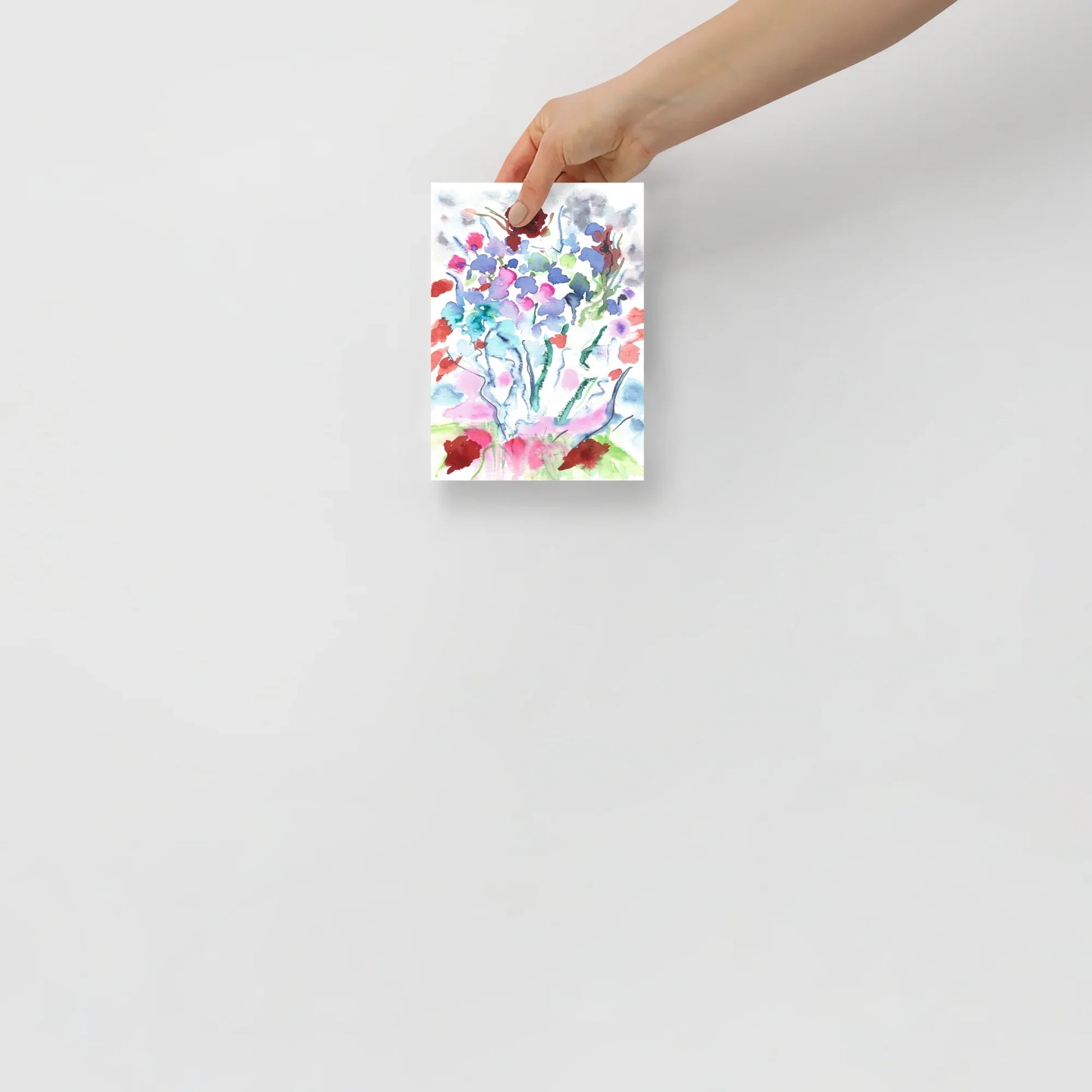 Affiche Aquarelle Abstraite RDJ 26 - Laure Leprince - Artiste Peintre