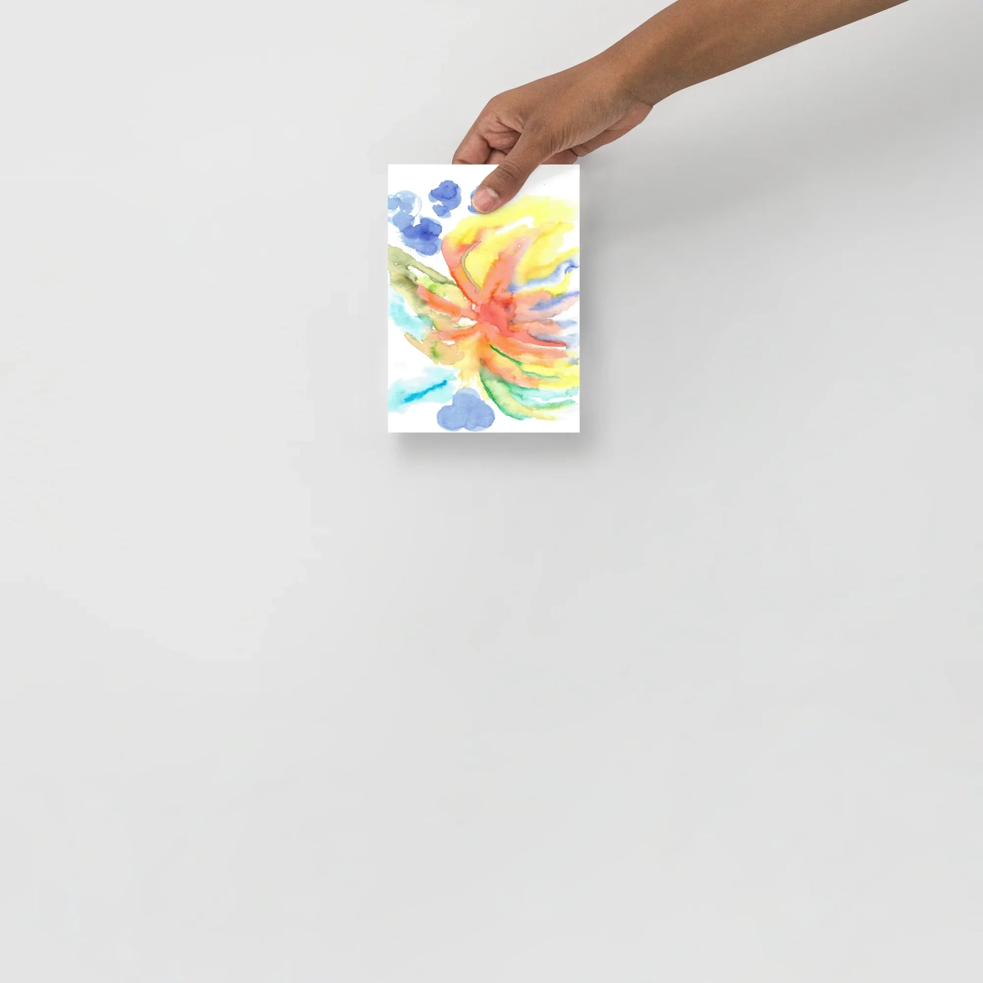 Affiche Aquarelle Abstraite RDJ 27 - Laure Leprince - Artiste Peintre