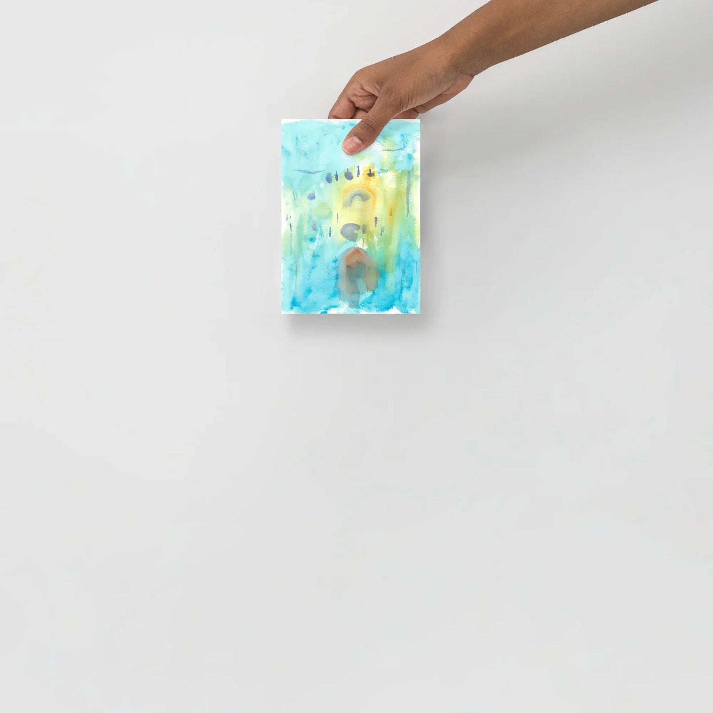 Affiche Aquarelle Abstraite RDJ 30 - Laure Leprince - Artiste Peintre