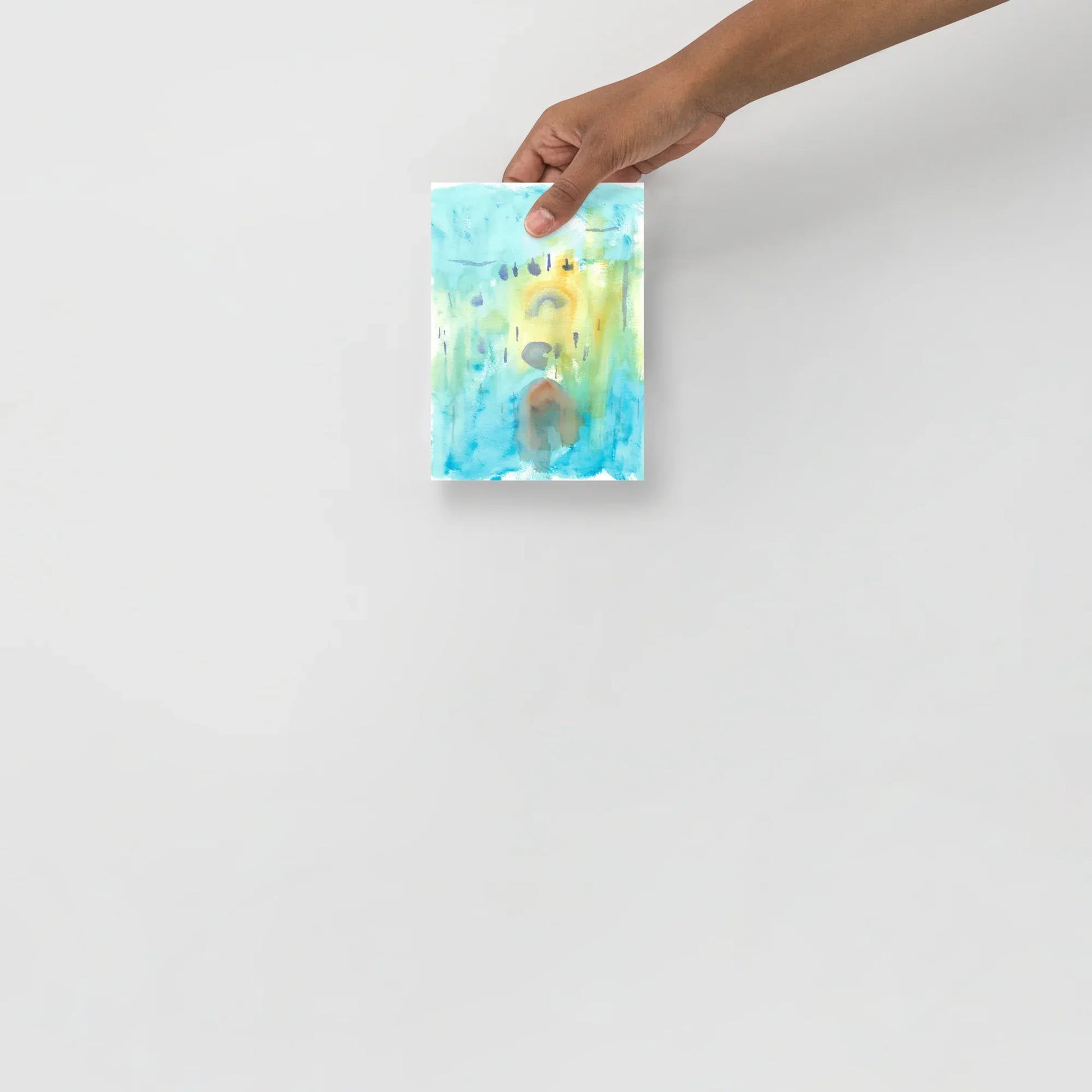 Affiche Aquarelle Abstraite RDJ 30 - Laure Leprince - Artiste Peintre