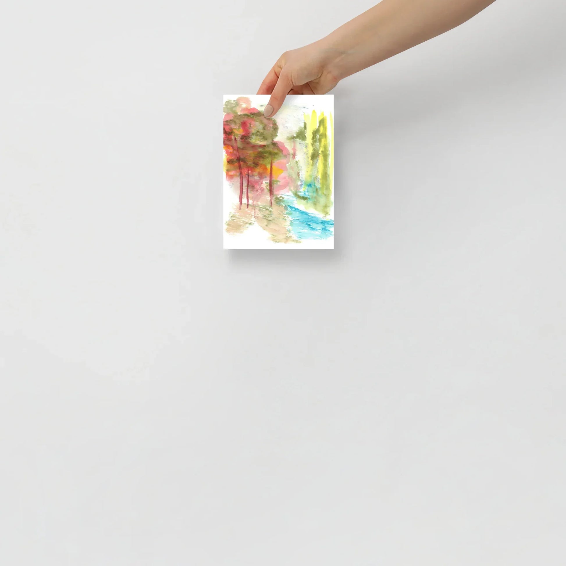 Affiche Aquarelle Abstraite RDJ 38 - Laure Leprince - Artiste Peintre