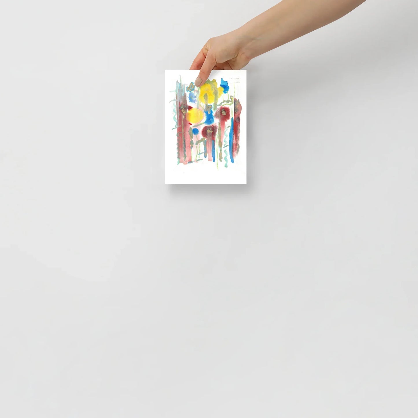 Affiche Aquarelle Abstraite RDJ 42 - Laure Leprince - Artiste Peintre