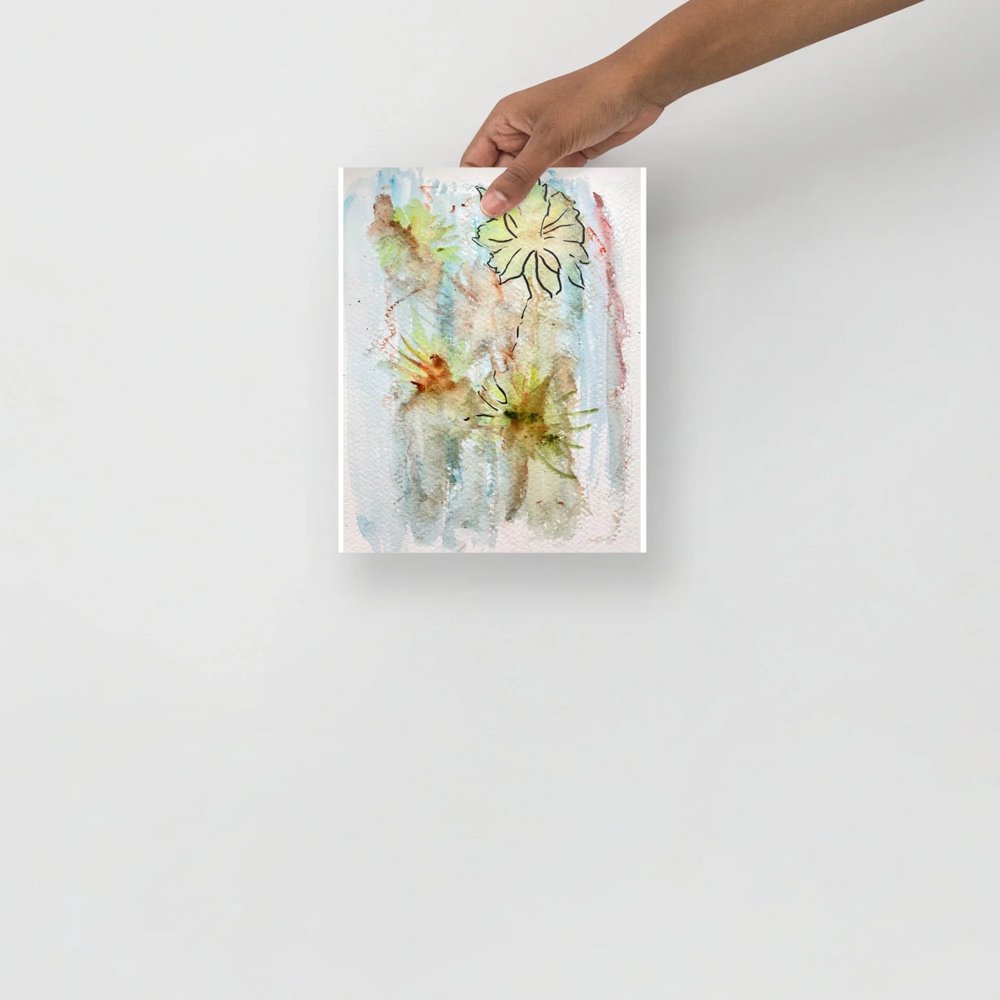Affiche Aquarelle Abstraire RDJ 7 - Laure Leprince - Artiste Peintre