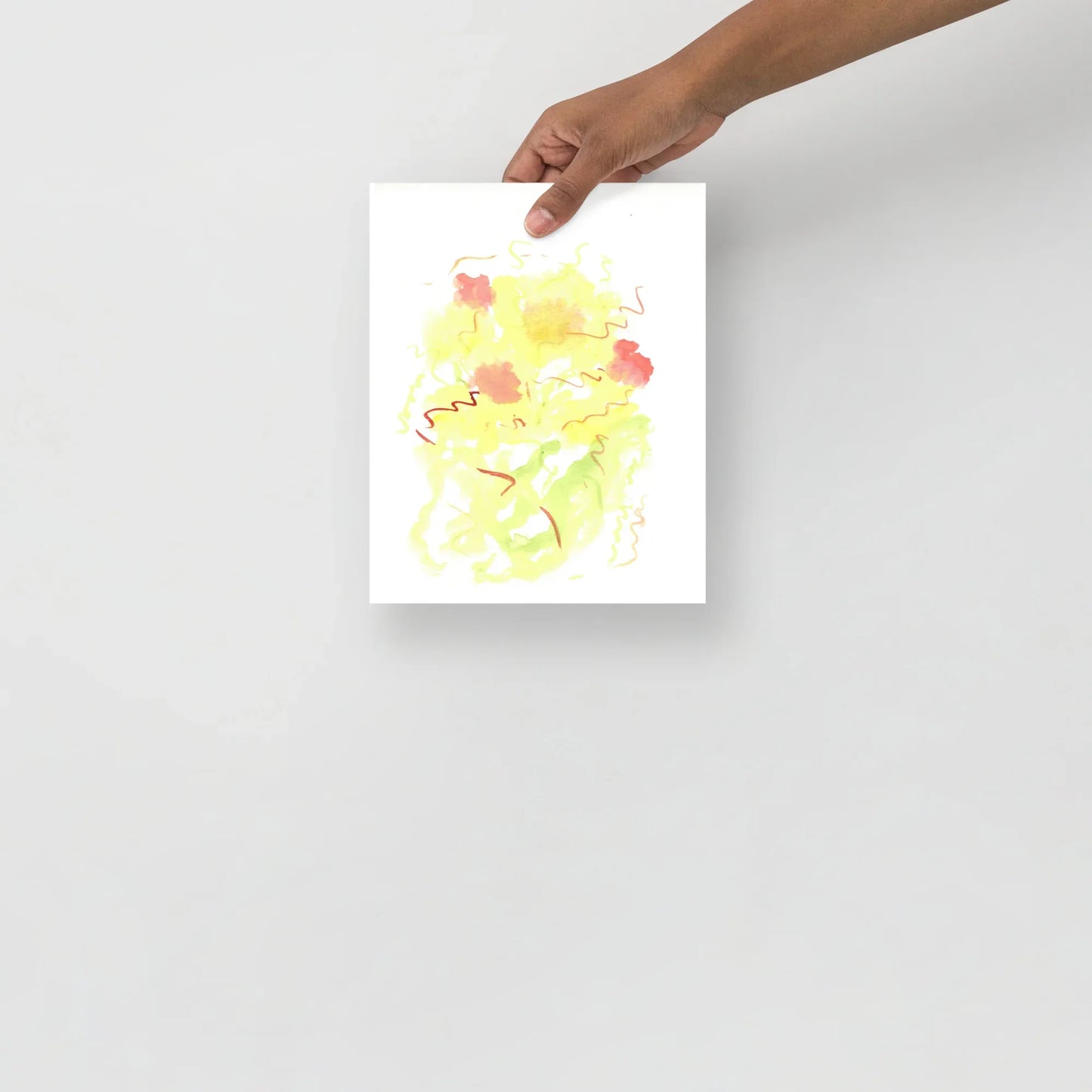Affiche Aquarelle Abstraite RDJ 12 - Laure Leprince - Artiste Peintre