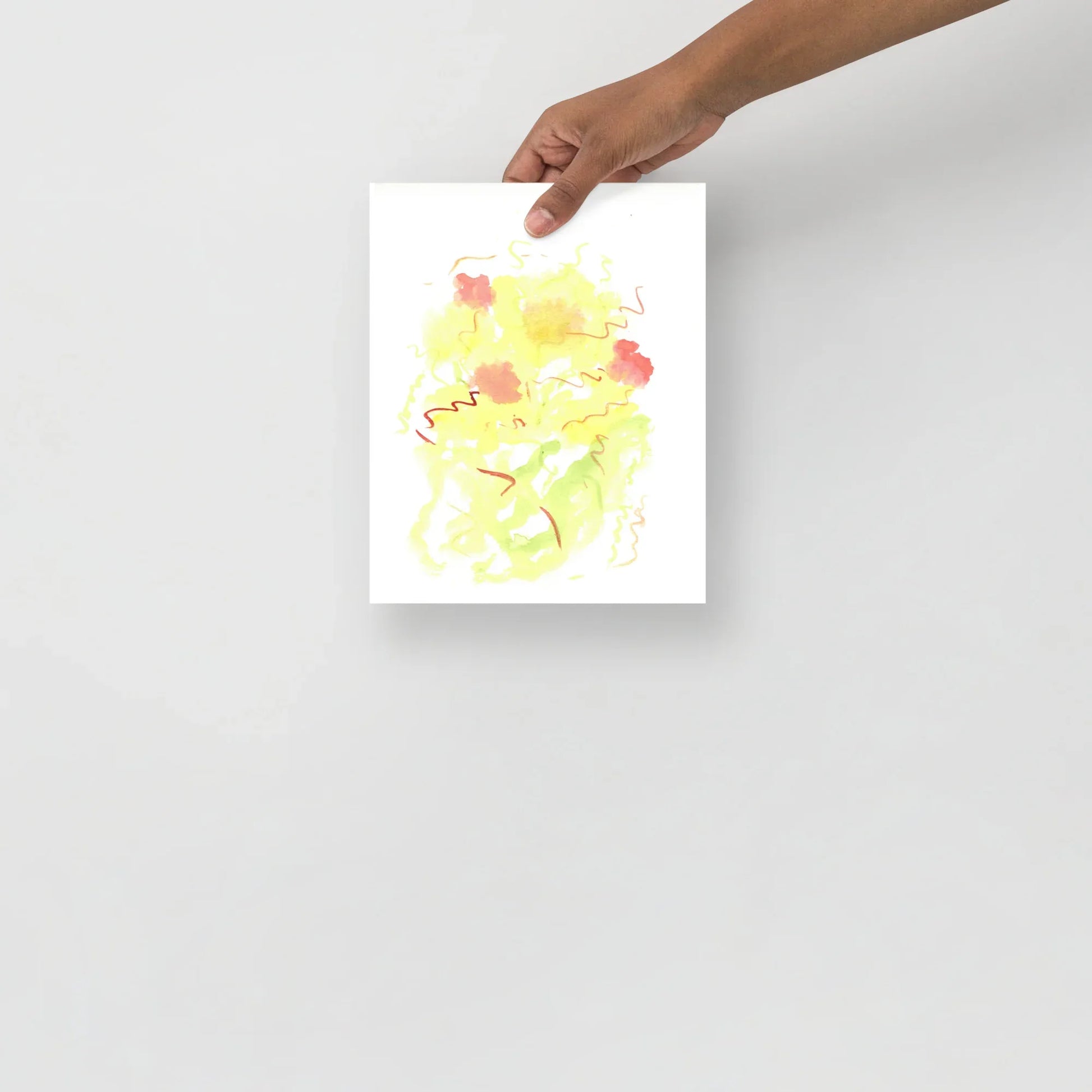 Affiche Aquarelle Abstraite RDJ 12 - Laure Leprince - Artiste Peintre