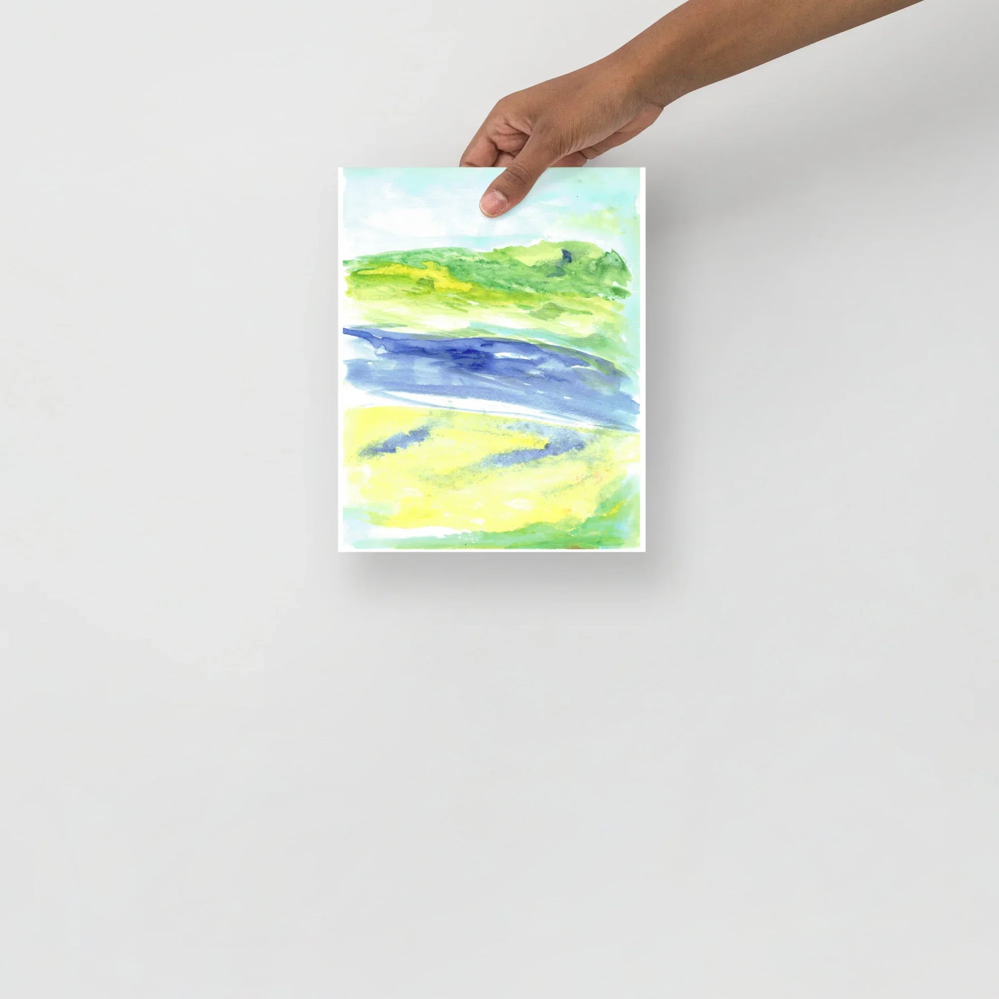 Poster Aquarelle Abstraire RDJ 14 - Laure Leprince - Artiste Peintre