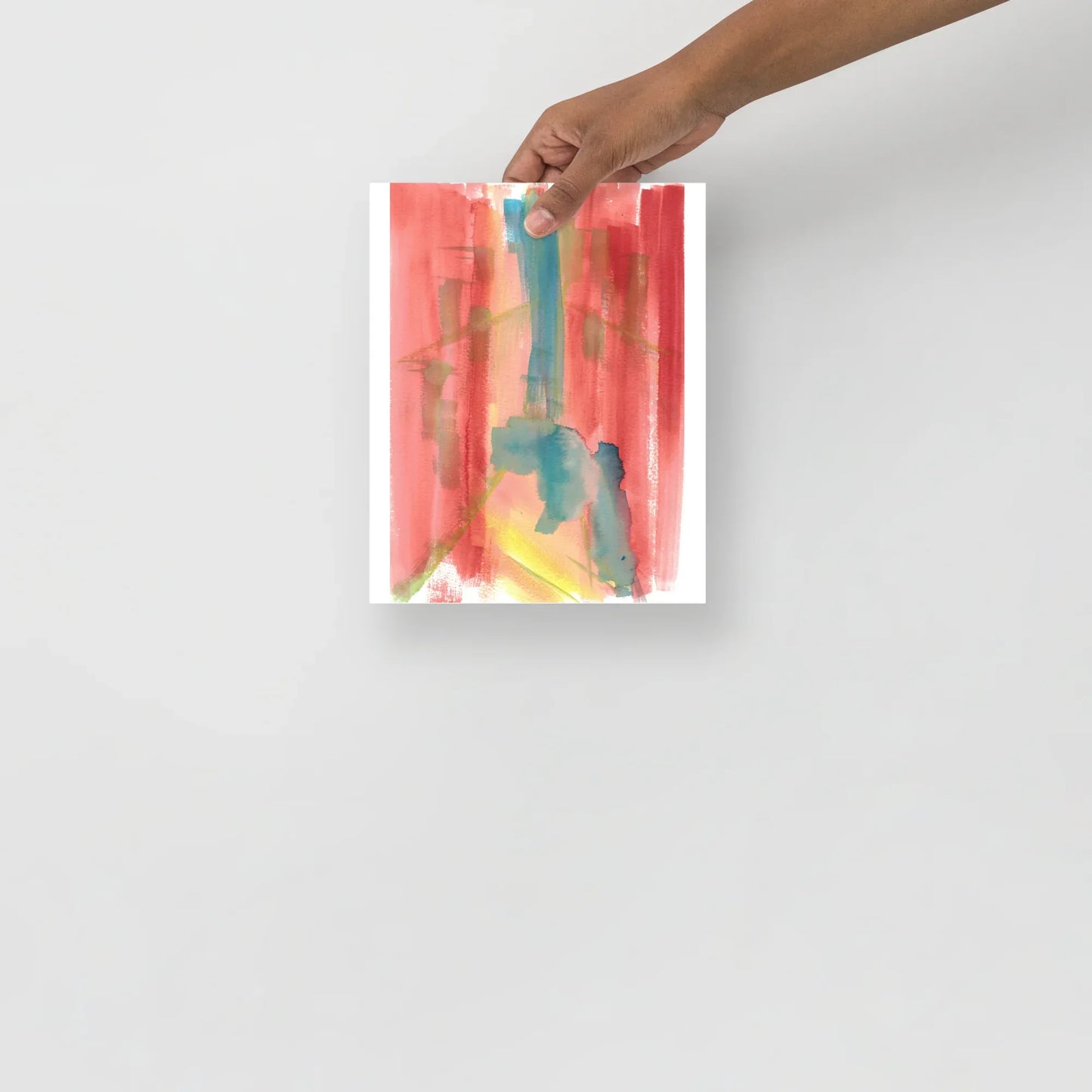 Poster Aquarelle Abstraire RDJ 17 - Laure Leprince - Artiste Peintre
