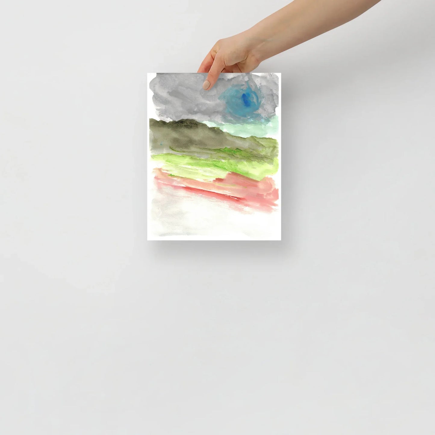 Affiche Aquarelle Abstraite RDJ 19 - Laure Leprince - Artiste Peintre