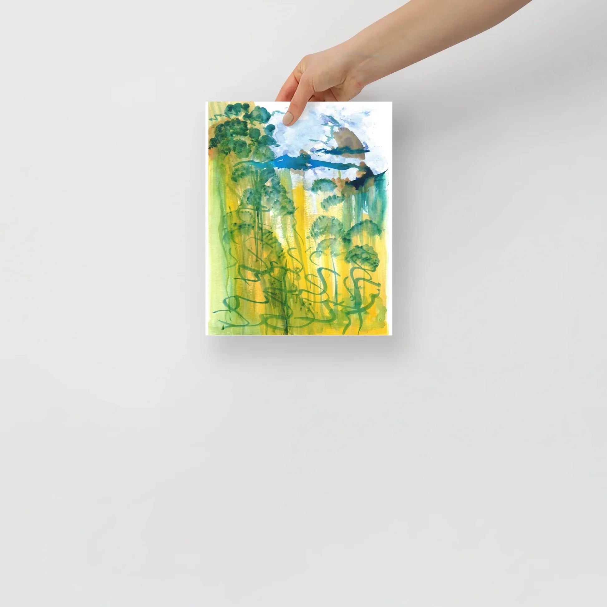 Affiche Aquarelle Abstraite RDJ 24 - Laure Leprince - Artiste Peintre