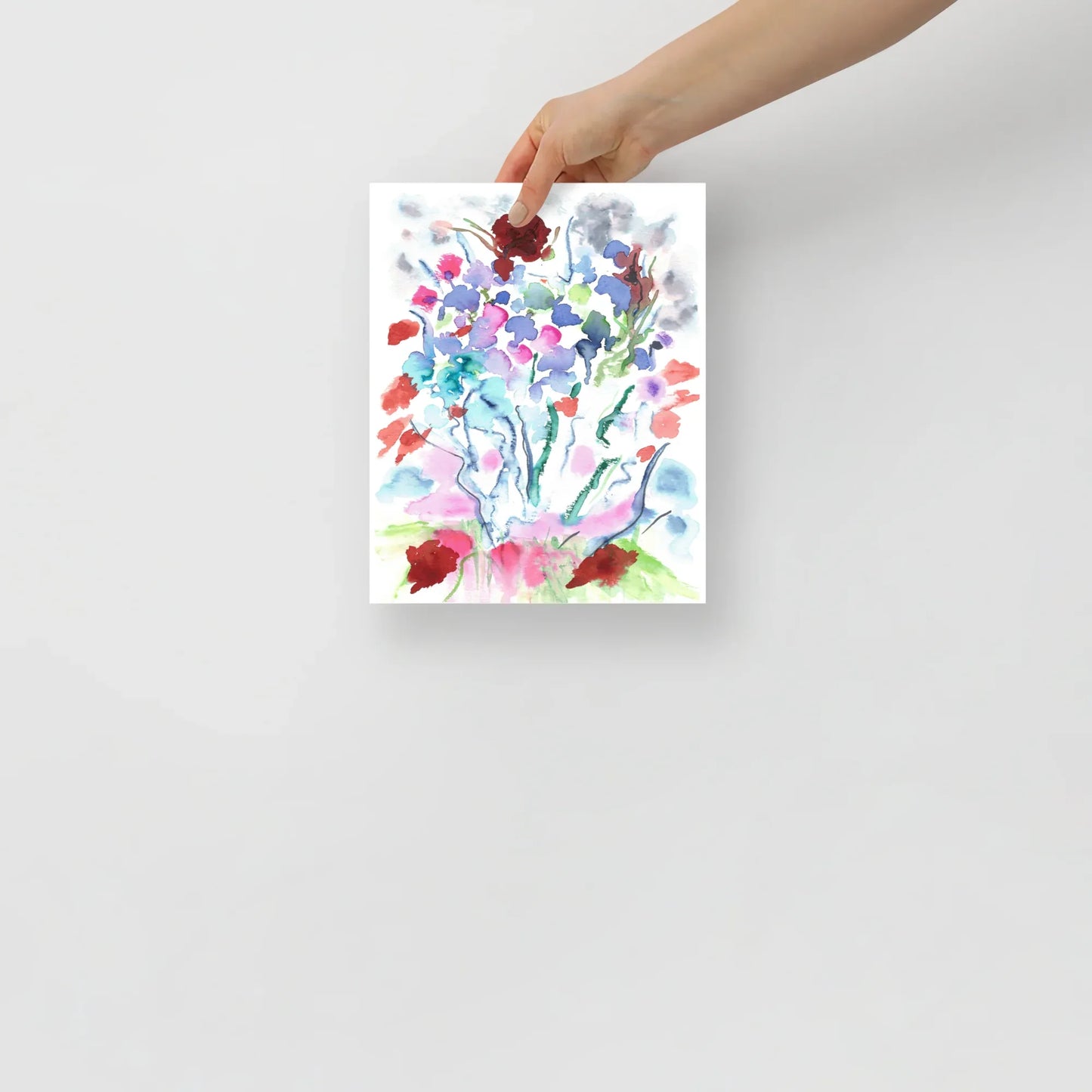 Affiche Aquarelle Abstraite RDJ 26 - Laure Leprince - Artiste Peintre