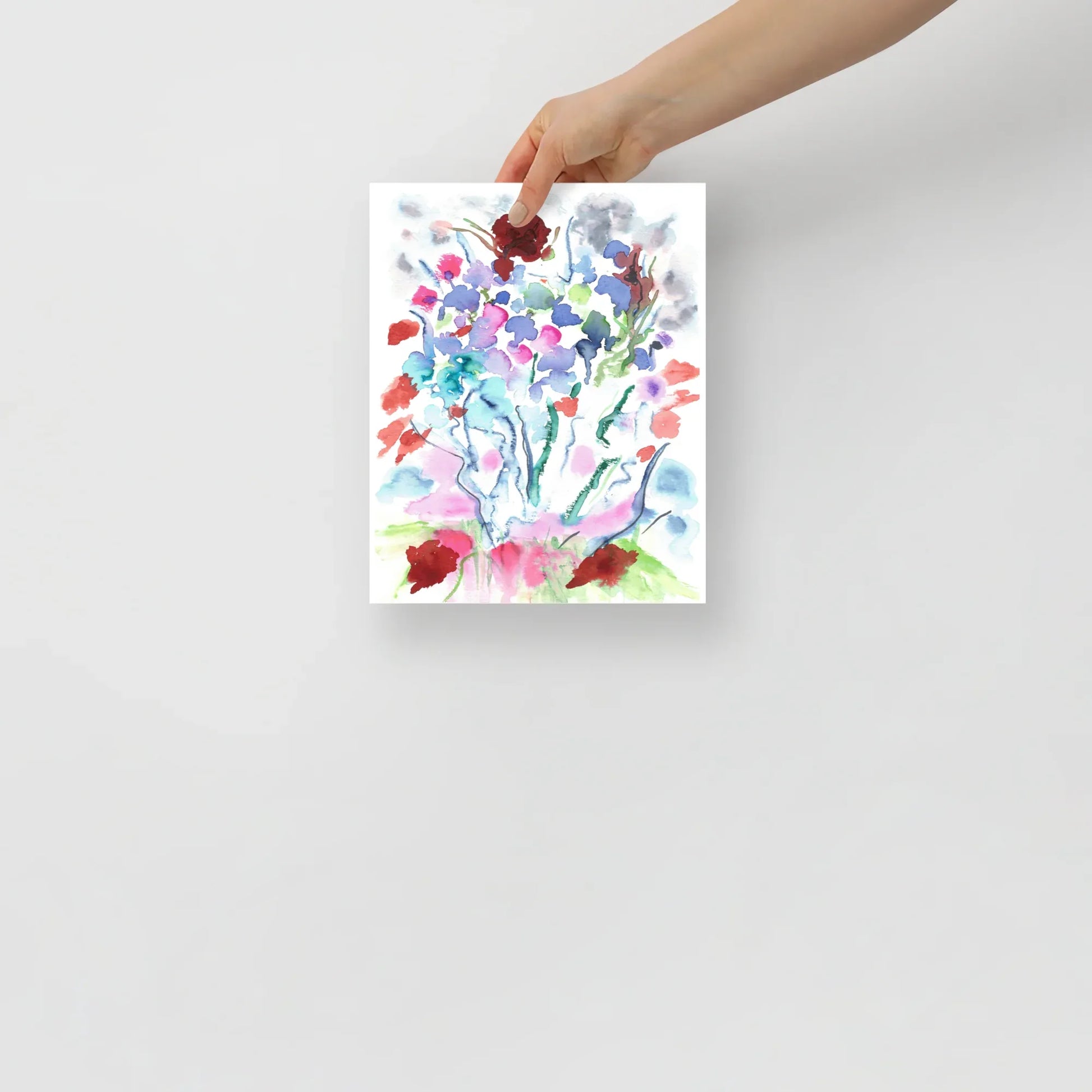 Affiche Aquarelle Abstraite RDJ 26 - Laure Leprince - Artiste Peintre