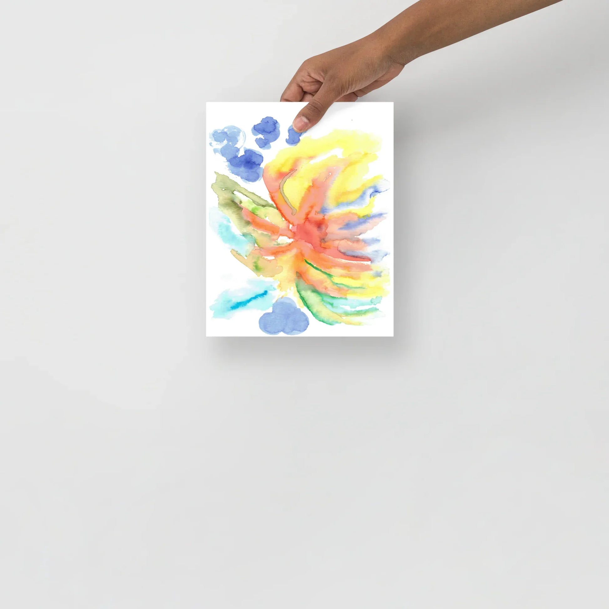 Affiche Aquarelle Abstraite RDJ 27 - Laure Leprince - Artiste Peintre
