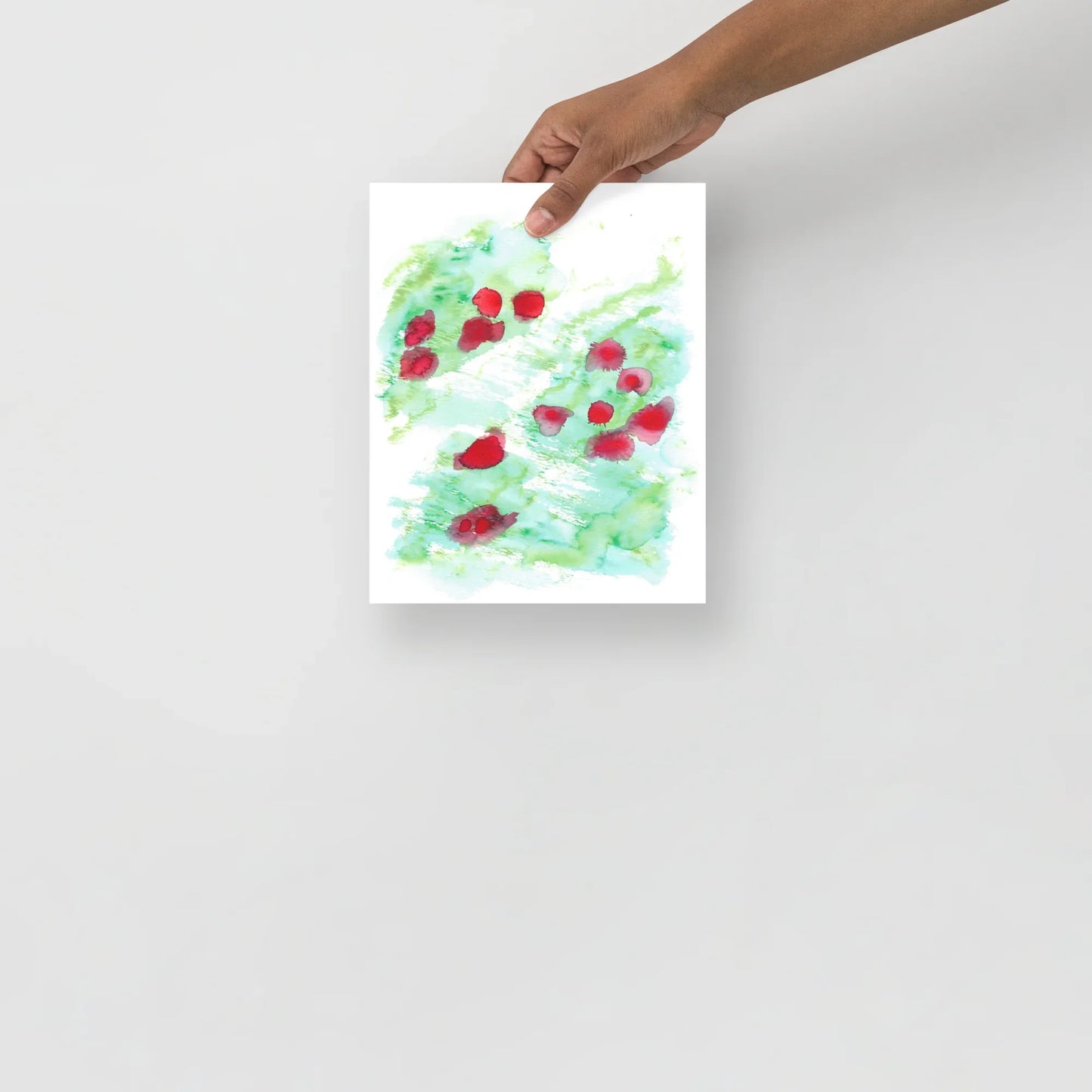 Affiche Aquarelle Abstraite RDJ 28 - Laure Leprince - Artiste Peintre
