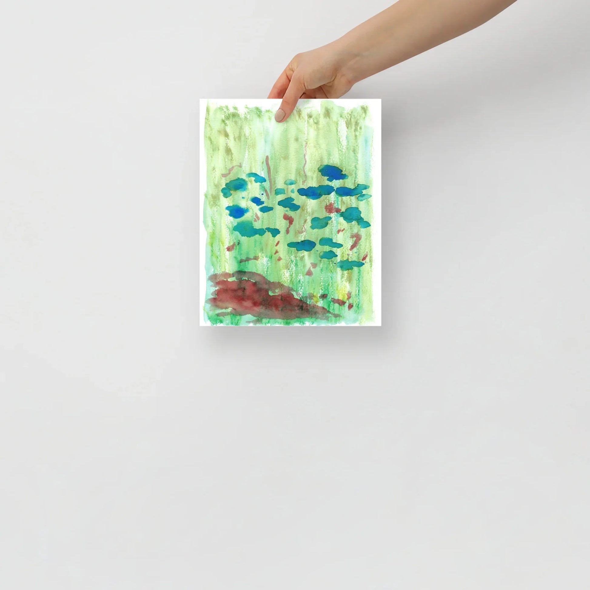 Affiche Aquarelle Abstraite RDJ 29 - Laure Leprince - Artiste Peintre