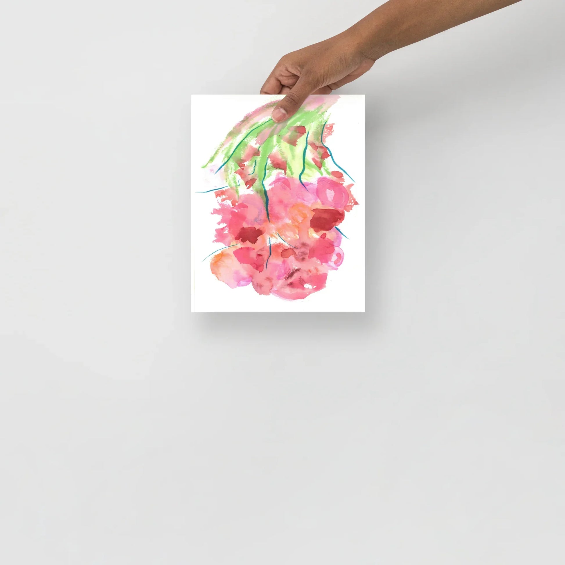 Affiche Aquarelle Abstraite RDJ 37 - Laure Leprince - Artiste Peintre