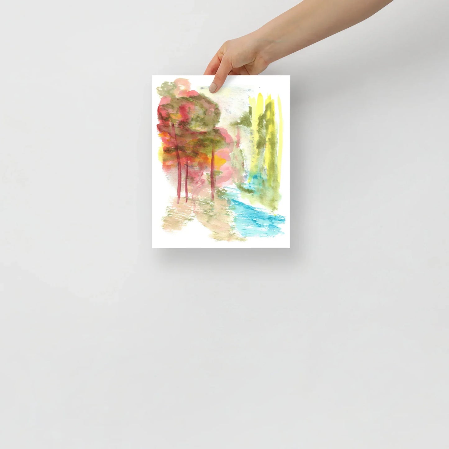 Affiche Aquarelle Abstraite RDJ 38 - Laure Leprince - Artiste Peintre
