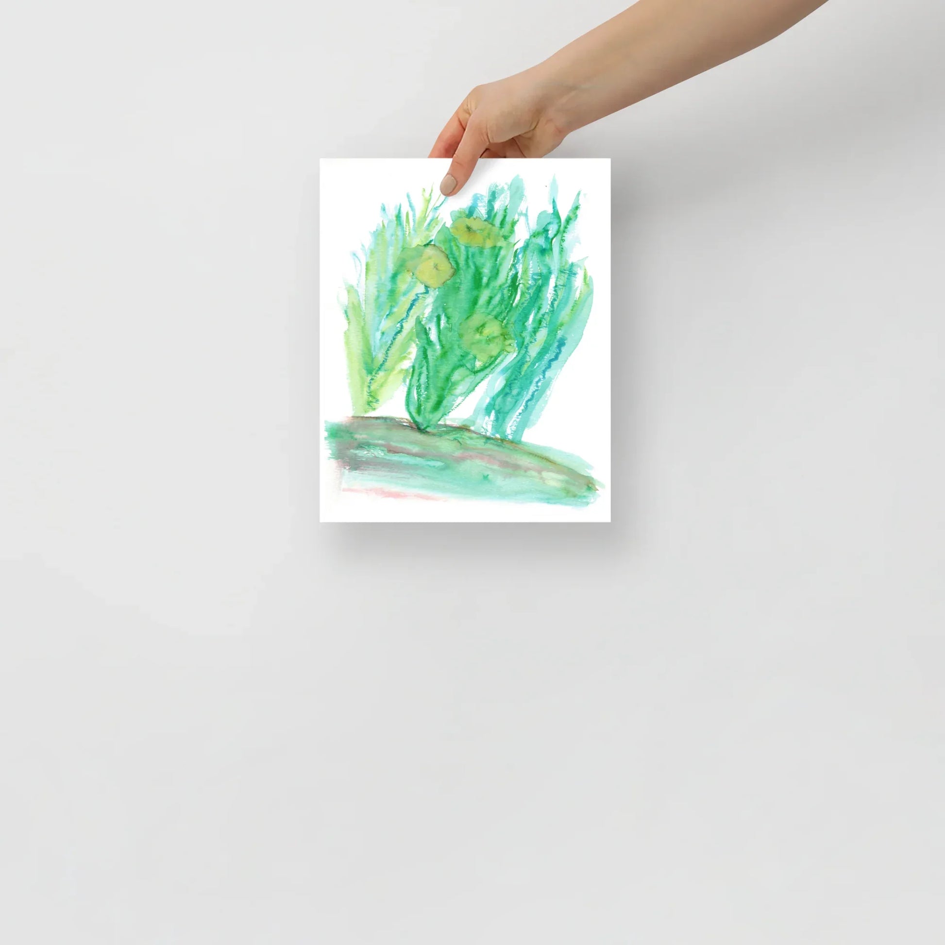 Affiche Aquarelle Abstraite RDJ 39 - Laure Leprince - Artiste Peintre