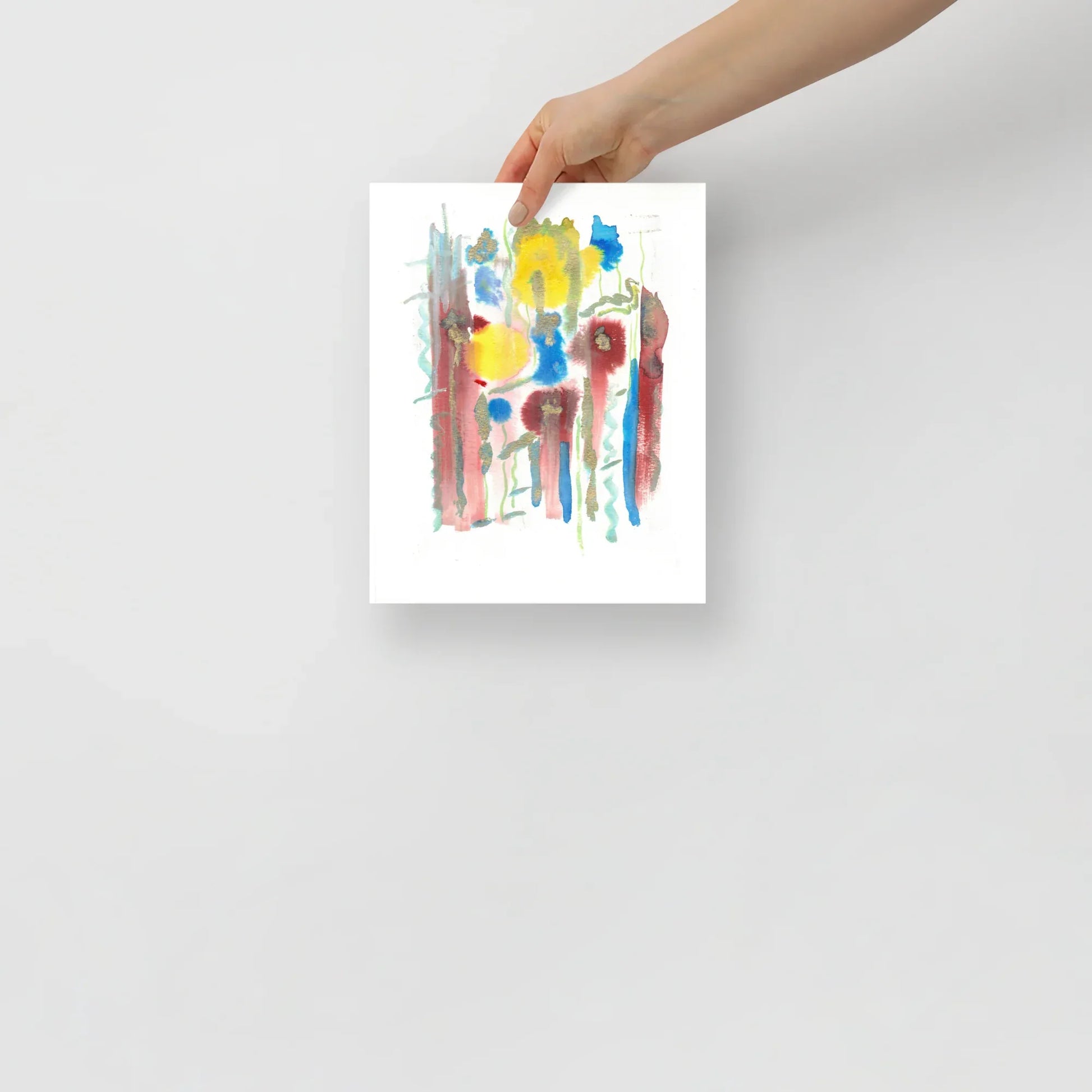 Affiche Aquarelle Abstraite RDJ 42 - Laure Leprince - Artiste Peintre