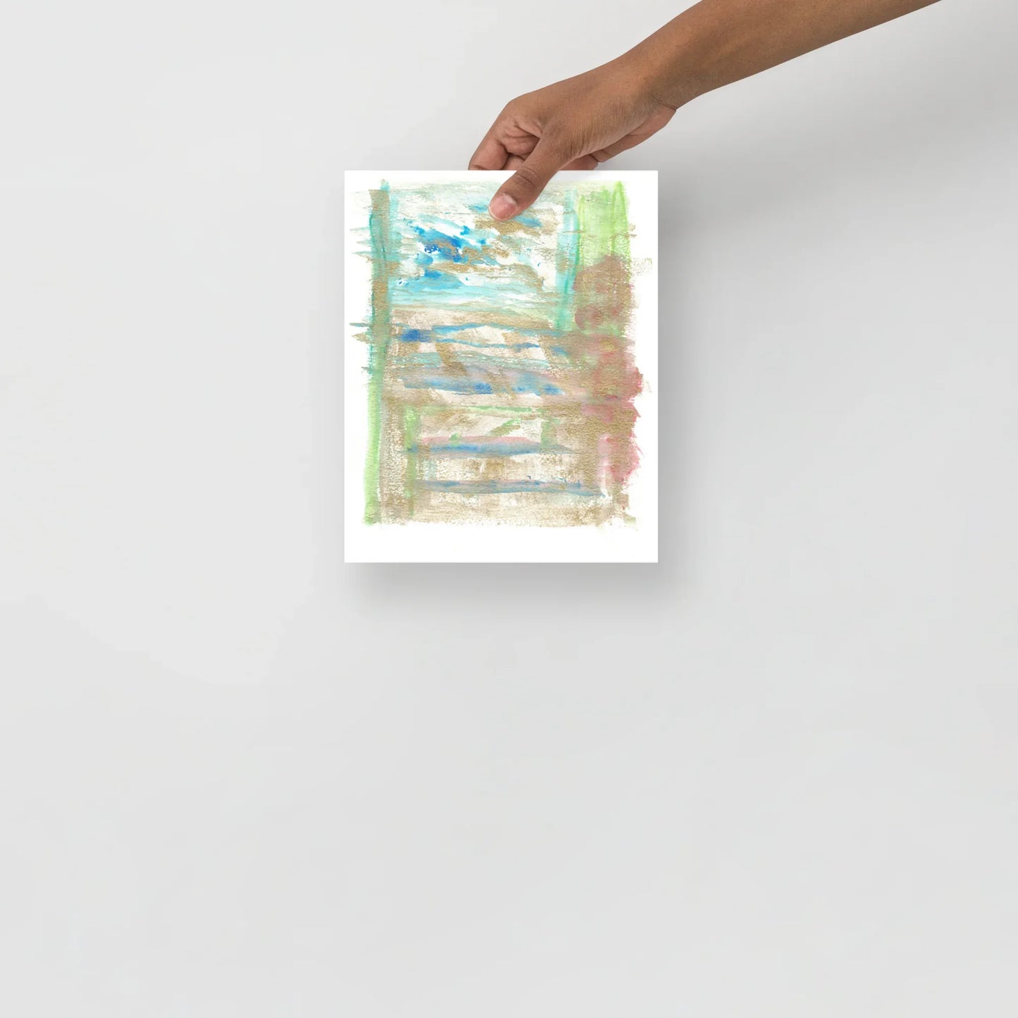 Affiche Aquarelle Abstraite RDJ 48 - Laure Leprince - Artiste Peintre