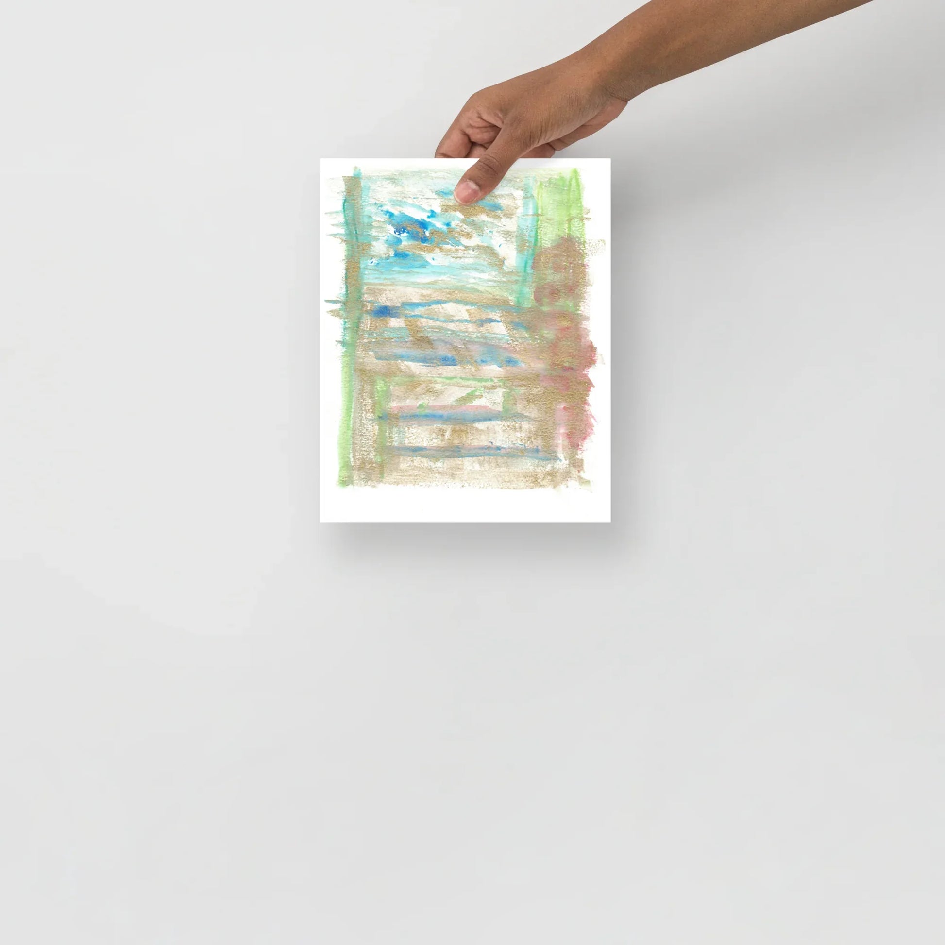 Affiche Aquarelle Abstraite RDJ 48 - Laure Leprince - Artiste Peintre