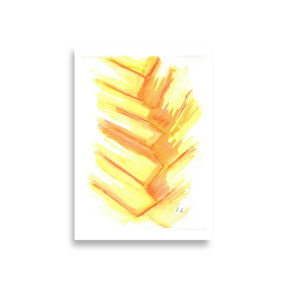 Affiche Flux solaire - Laure Leprince - Artiste Peintre
