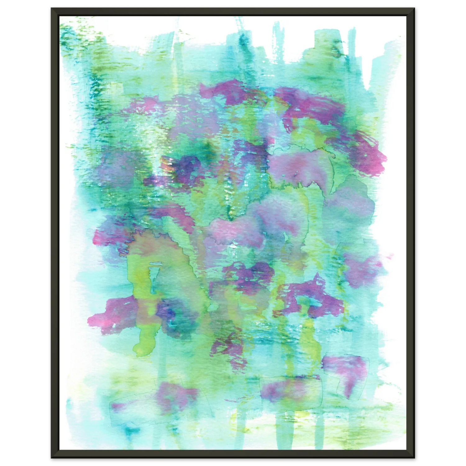 Classic Semi-Glossy Paper Metal Framed Poste Eclosions Sauvages - Laure Leprince - Artiste Peintre