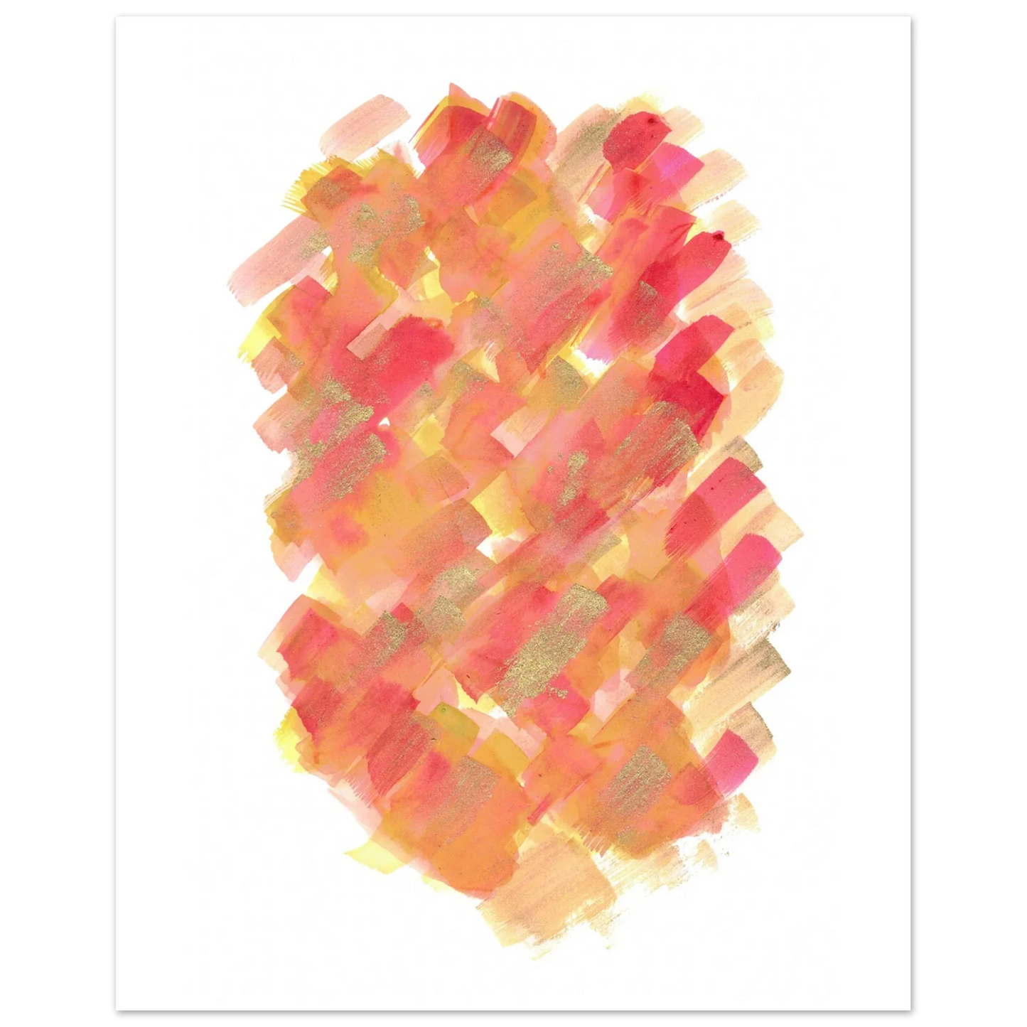 Affiche Premium Papier Mat – Sunset Ember Par l'Artiste Laure Leprince - Laure Leprince - Artiste Peintre
