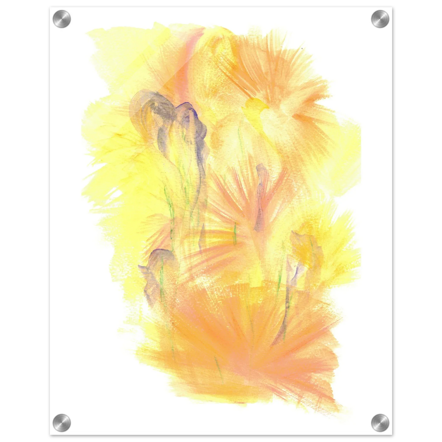 Impression sur acrylique brillante Sun Whisper | Art contemporain par Laure Leprince - Laure Leprince - Artiste Peintre