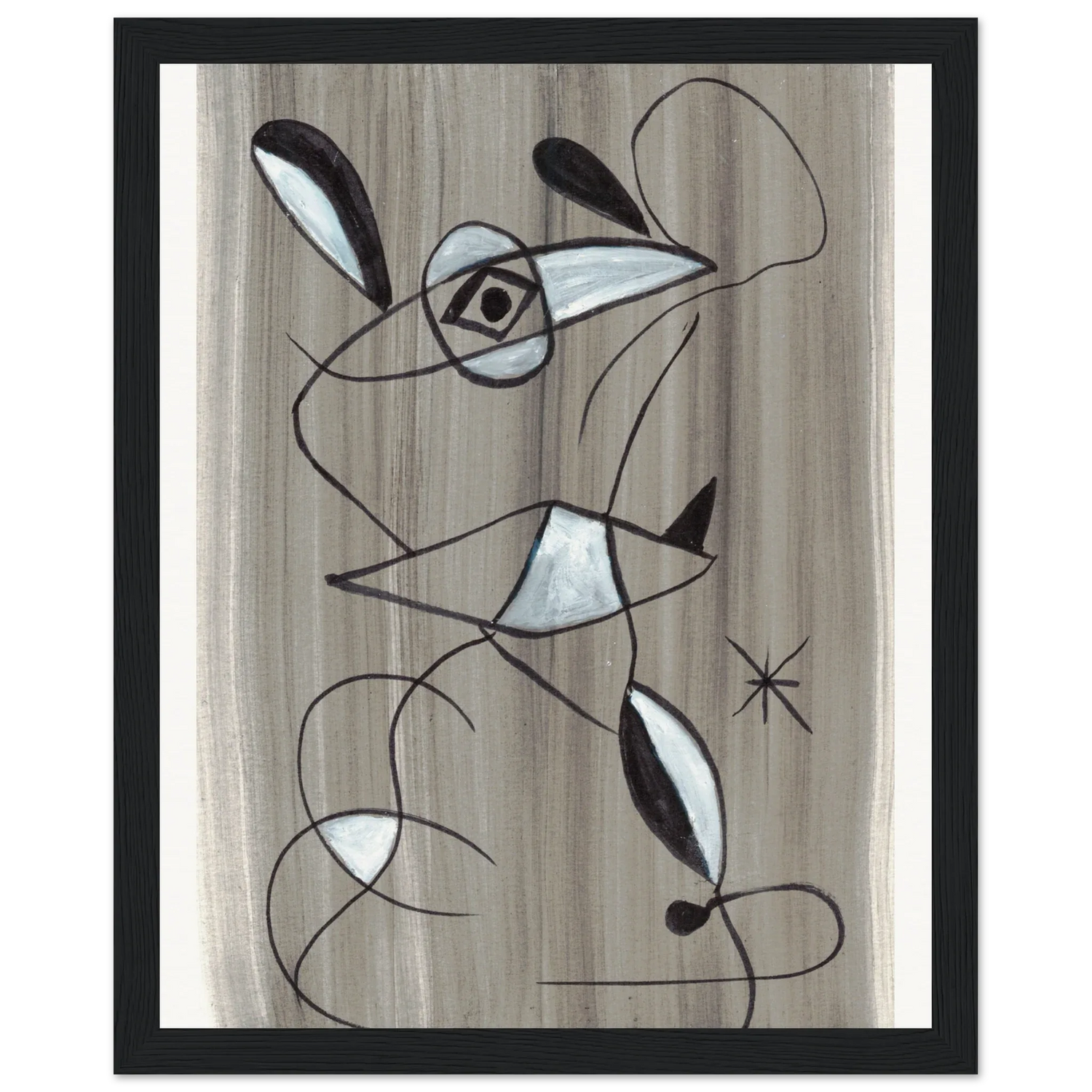 Affiche encadrée bois | Papier mat qualité musée | Aquarelle originale Laure Leprince - Laure Leprince - Artiste Peintre