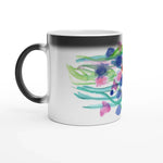 Mug magique en céramique 325 ml Jardin chromatique – Révèlez votre motif à la chaleur - Laure Leprince - Artiste Peintre