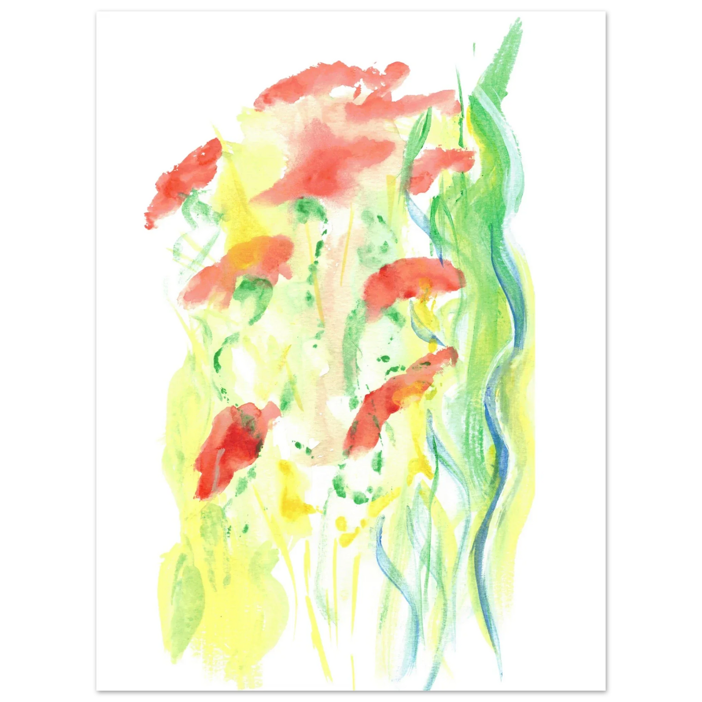 Affiche Premium Papier Mat – Bloom Dancer Par l'Artiste Laure Leprince - Laure Leprince - Artiste Peintre
