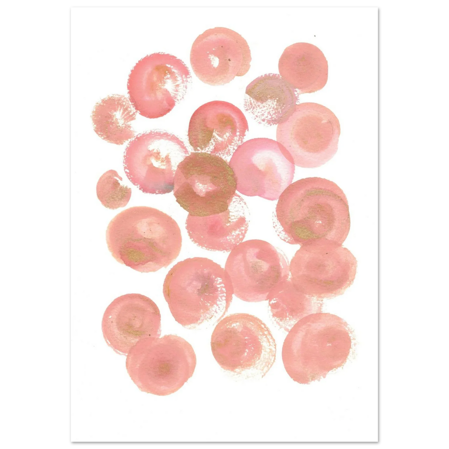 Premium Matte Paper Poster Aquarelle Originale RDJ3-4 - Laure Leprince - Artiste Peintre