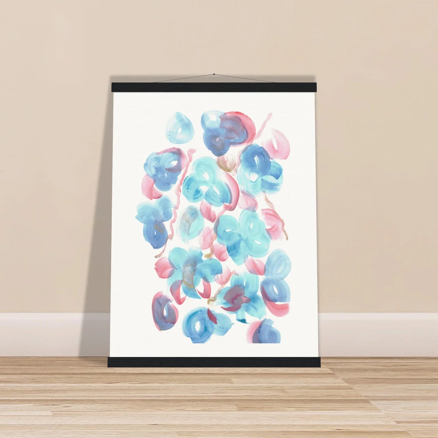 Museum-Quality Matte Paper Poster with Hanger Masque - Laure Leprince - Artiste Peintre