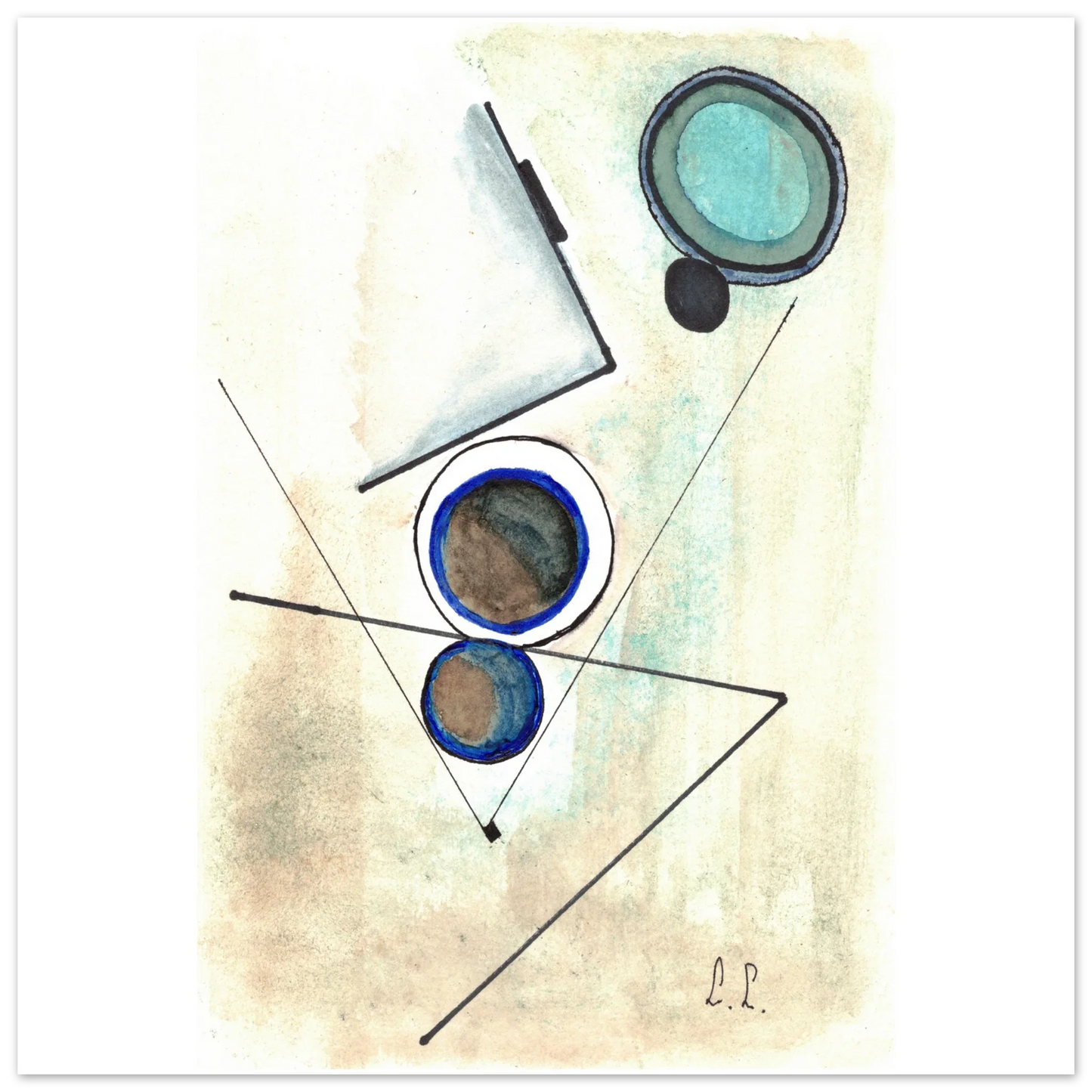 Affiche premium sur papier mat – Art mural de qualité supérieure - Laure Leprince - Artiste Peintre