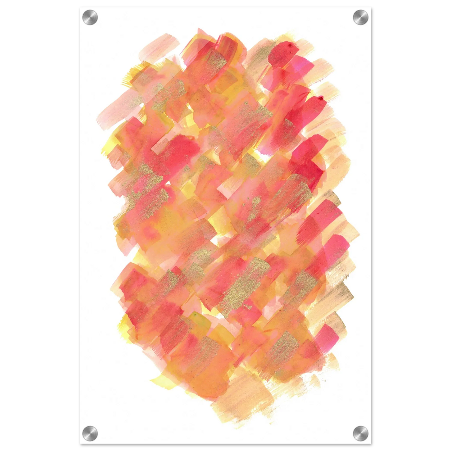 Impression sur acrylique brillante Sunset Ember| Art contemporain par Laure Leprince - Laure Leprince - Artiste Peintre