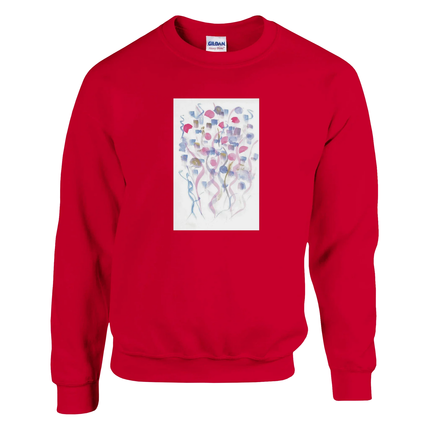 Sweatshirt Unisexe Classique Petal Drift – Impression Artistique Multicolore - Laure Leprince - Artiste Peintre
