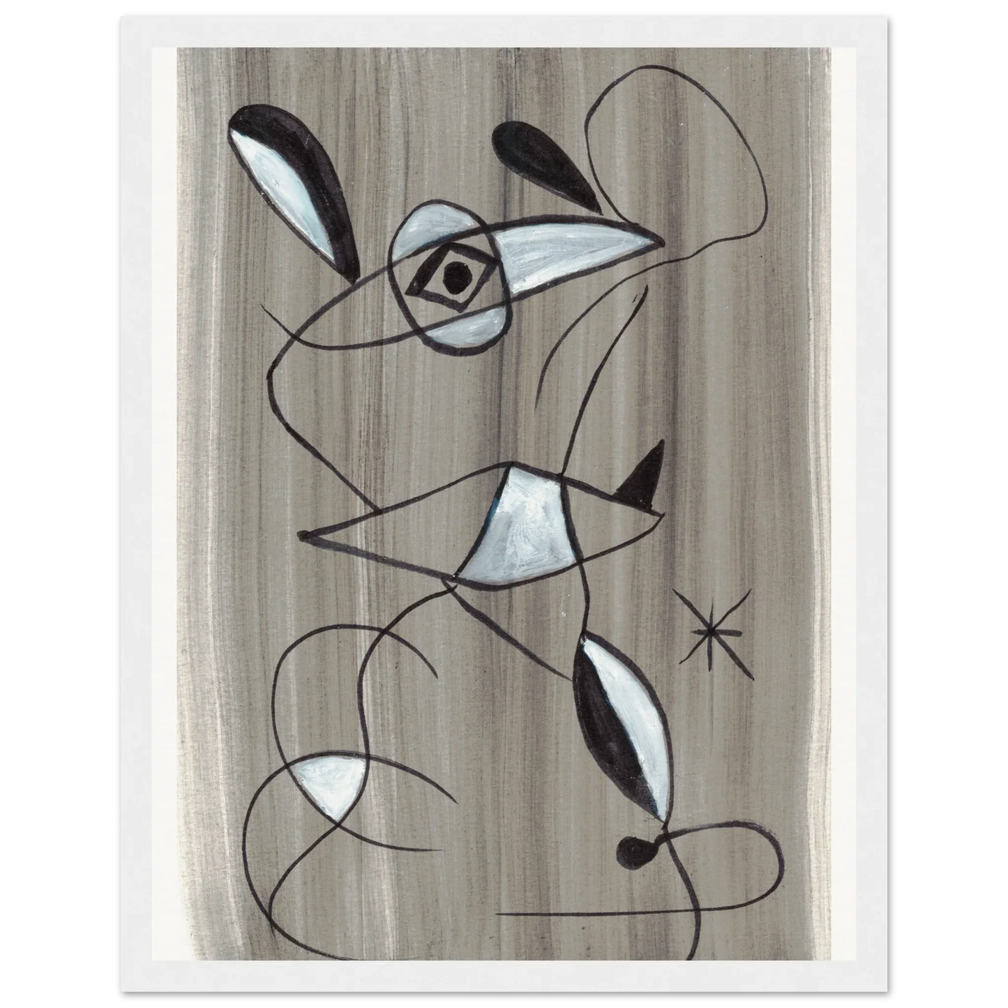 Affiche encadrée bois | Papier mat qualité musée | Aquarelle originale Laure Leprince - Laure Leprince - Artiste Peintre